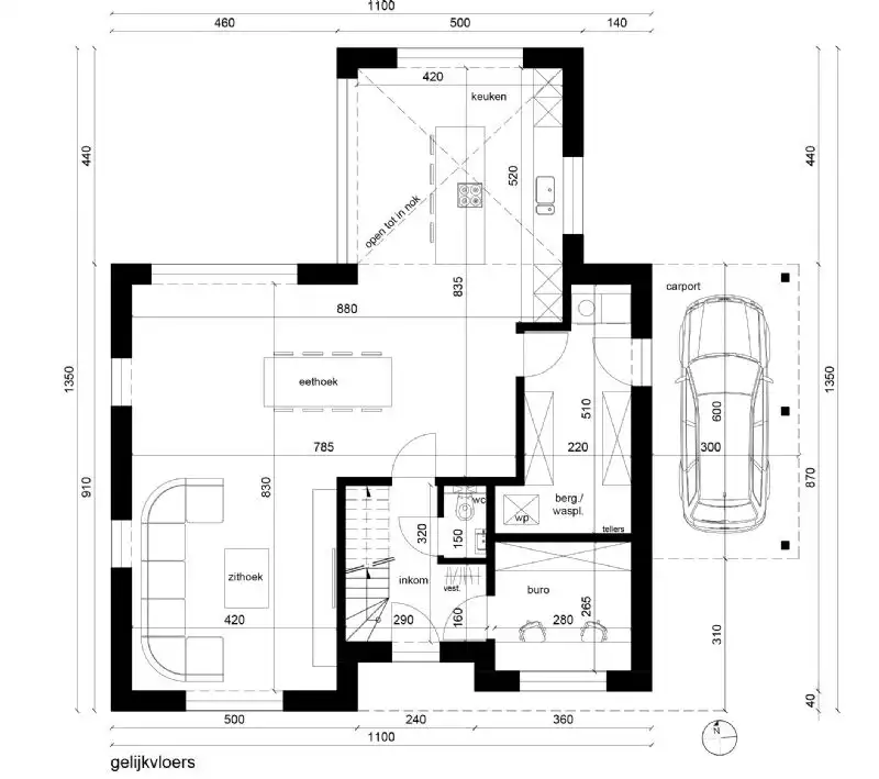 Nieuw te bouwen alleenstaande woning met vrije keuze van architectuur te Ardooie. foto 4