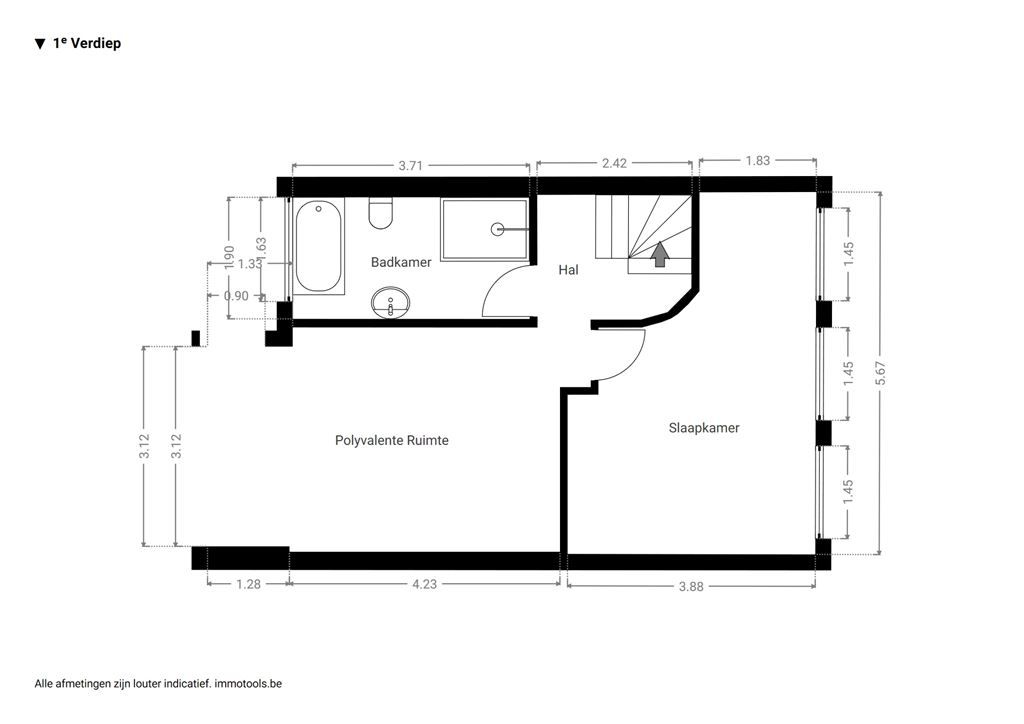 Gerenoveerde woning met zuidgerichte tuin foto 17
