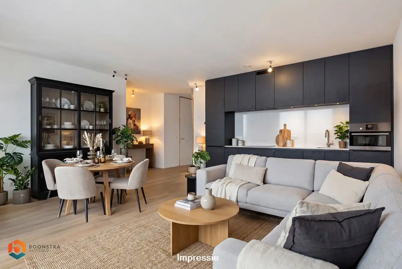 Nieuwbouwapp. met 1 slpkr, berging en prachtig uitzicht te Mechelen foto 2