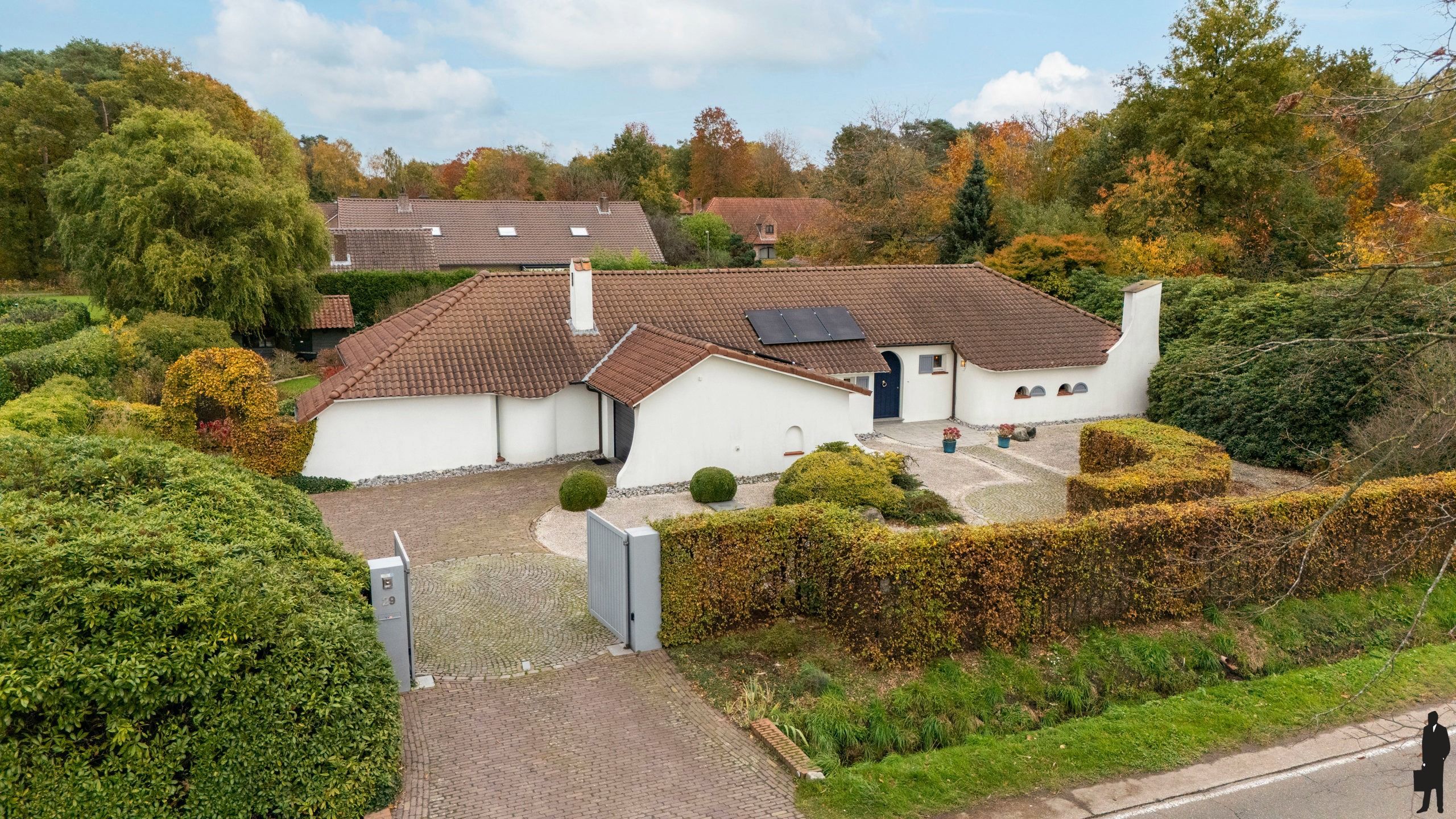 Laagbouwvilla met uitzicht op bos en weilanden nabij Postel foto 22