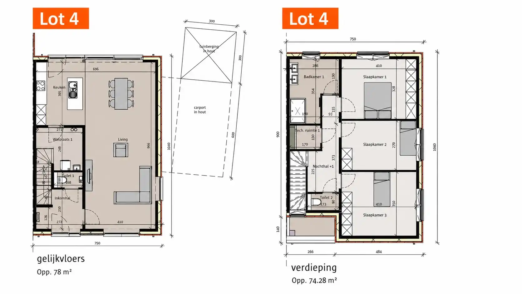 Halfopen nieuwbouwwoning in de Honzebroekstraat te Roeselare. foto 9
