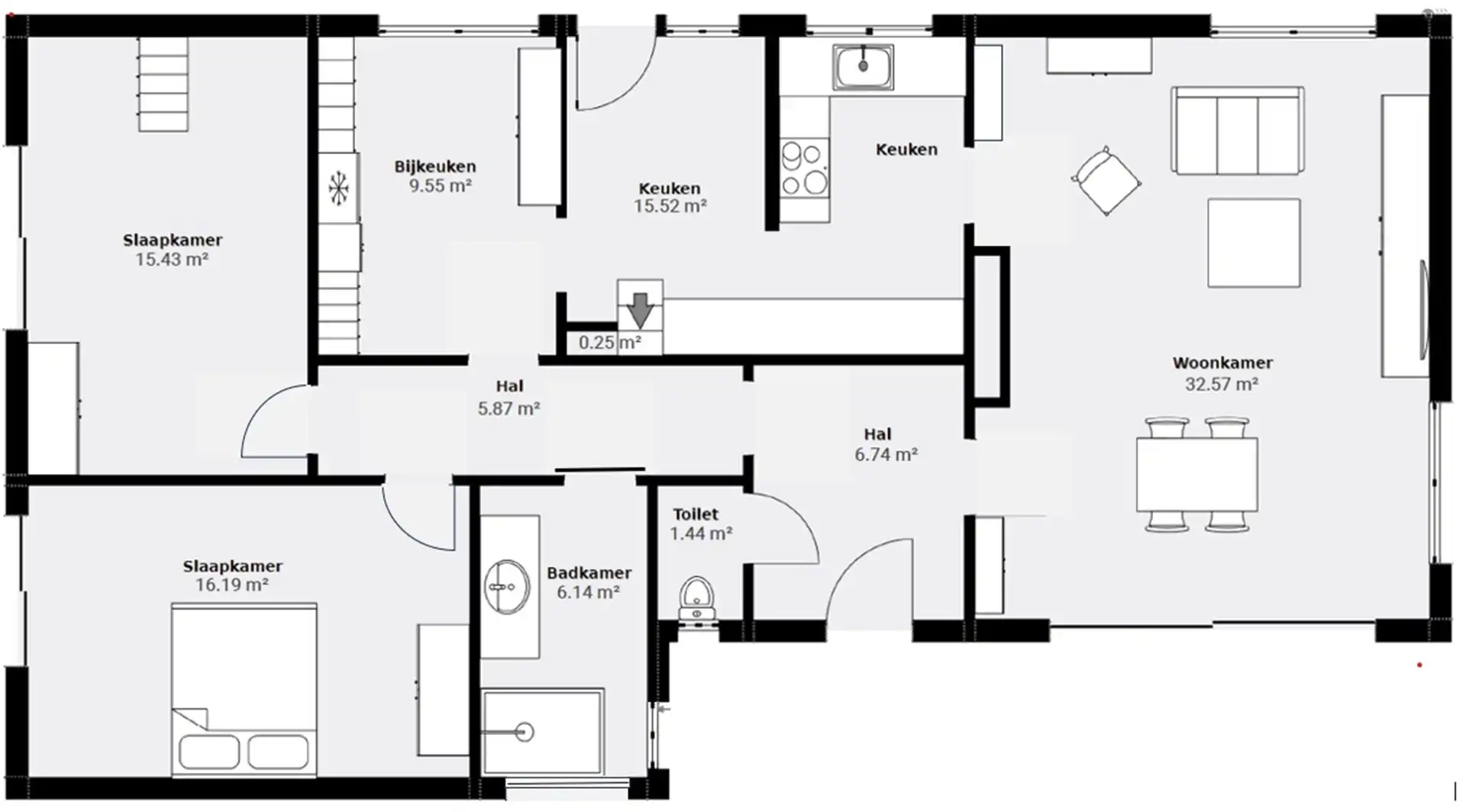 Stijlvol gerenoveerde bungalow te Stekene foto 23