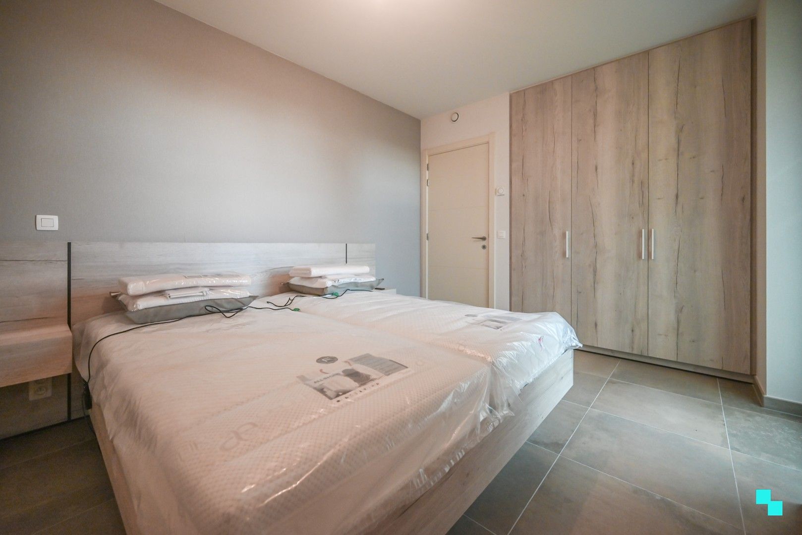 Bijna energieneutraal (E-peil: 8) instapklaar appartement te Bosmolens foto 26
