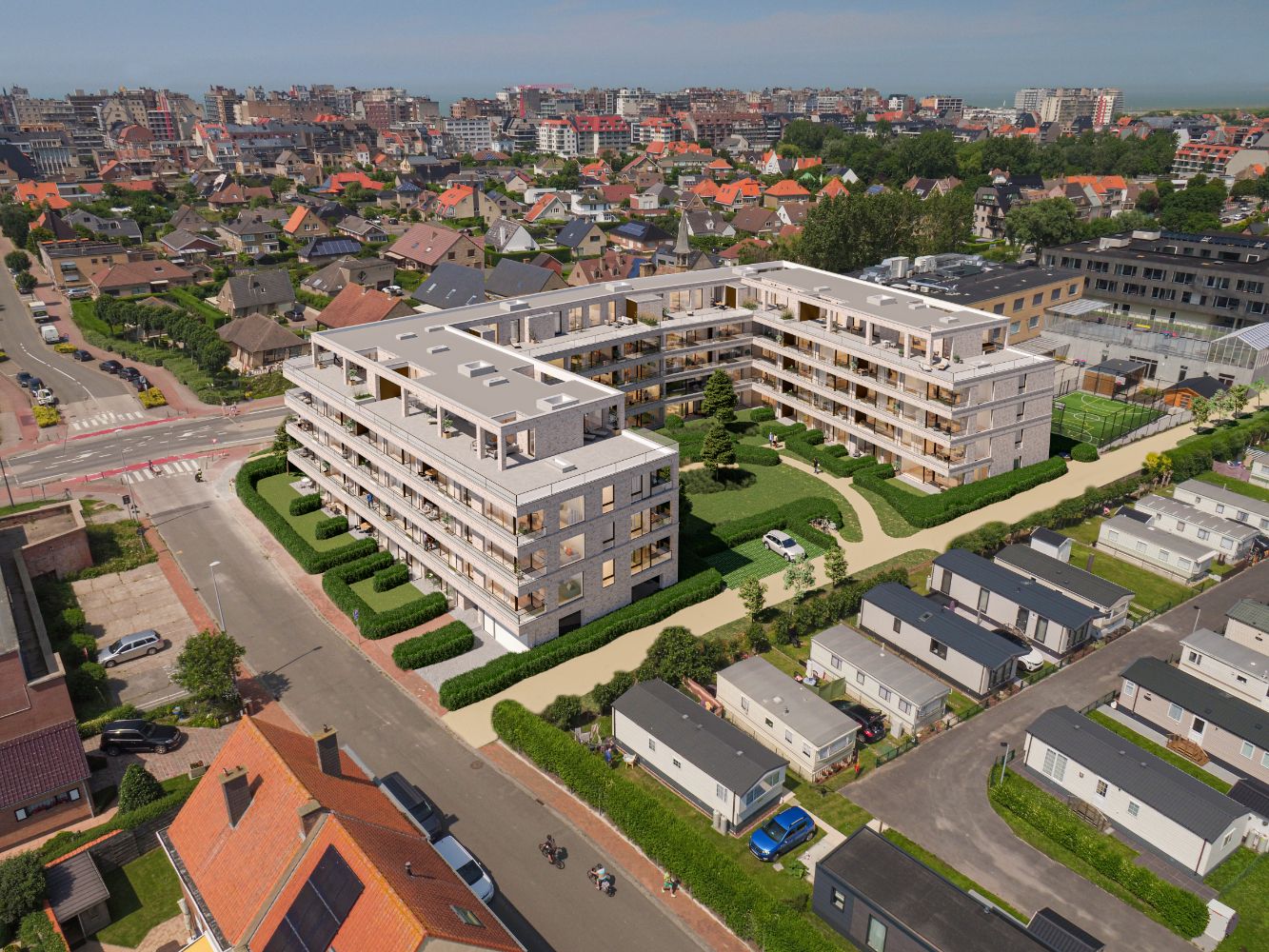 Nieuwbouwproject in rustige groene omgeving, op 6 min. wandelafstand van het strand foto 1