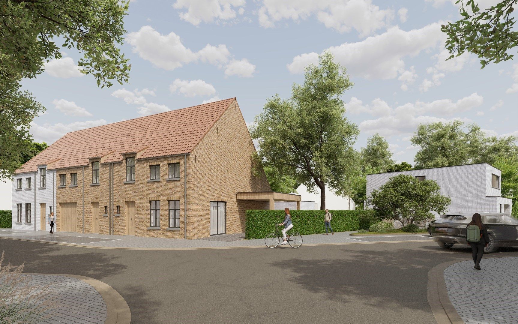 Nieuwbouwwoning met 3 slaapkamers en tuin te Zande foto {{pictureIndex}}