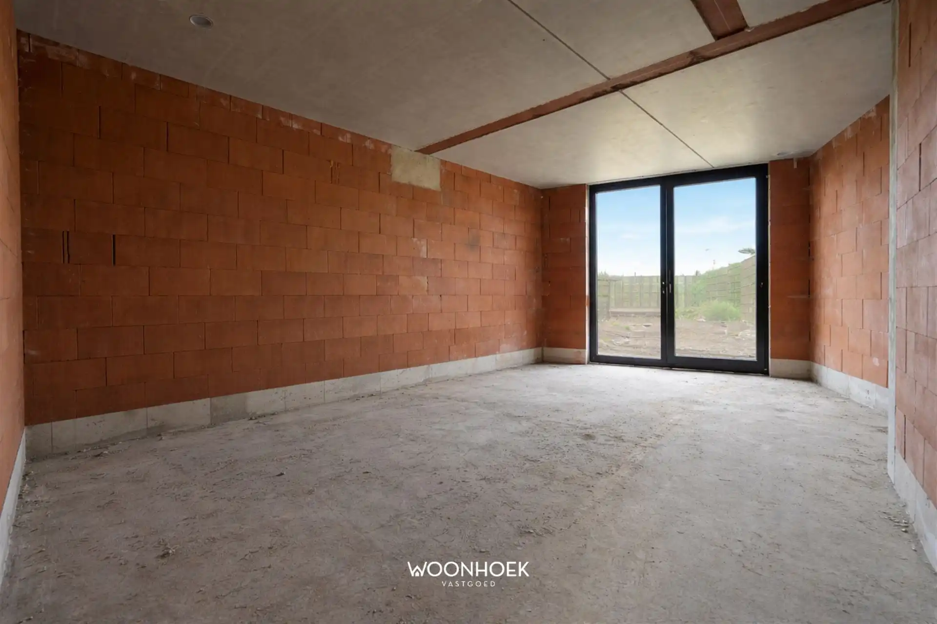 Nieuwbouwwoning (2026) in ruwbouw winddichte fase.  foto 2
