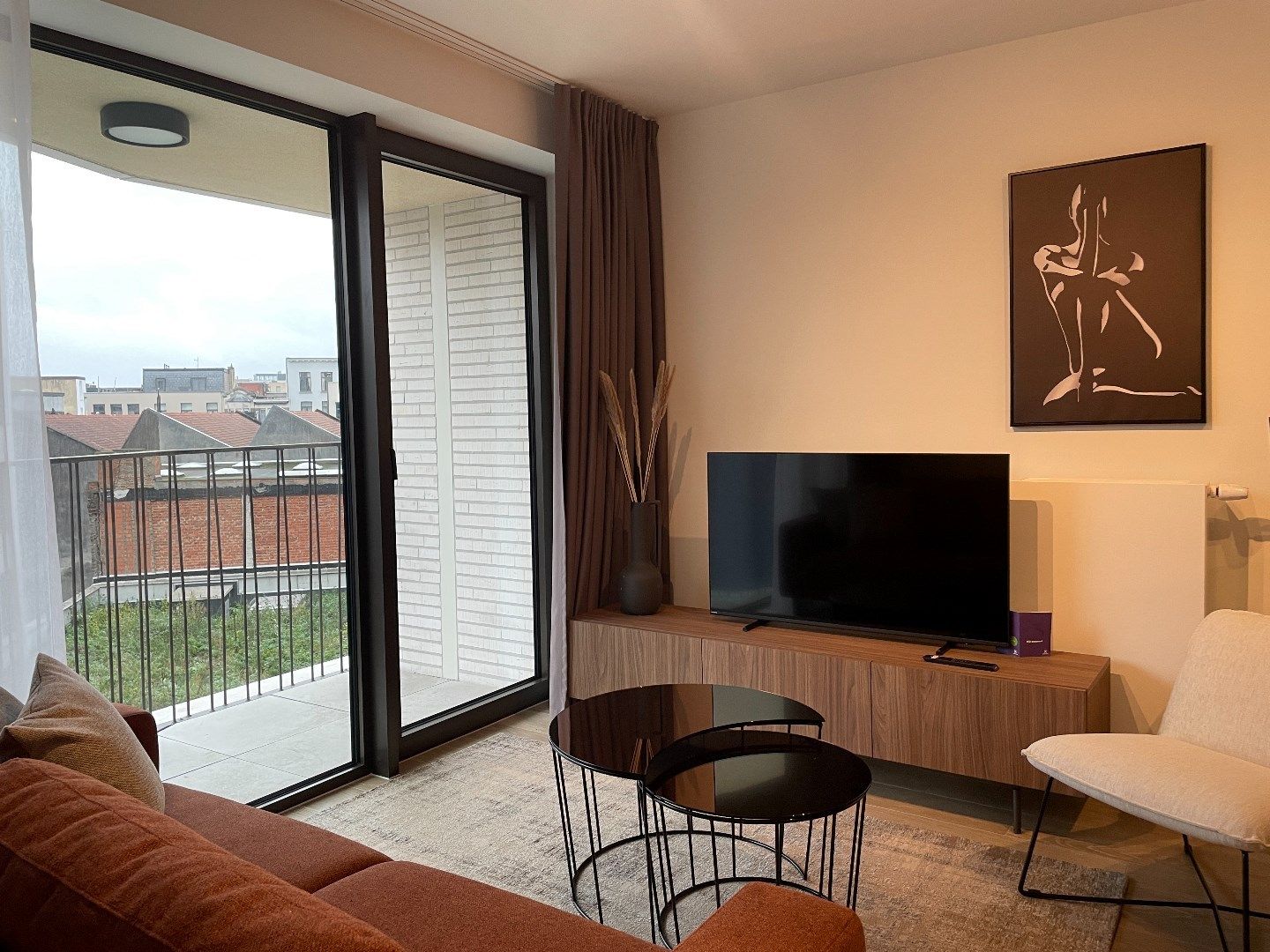 Trendy 1 slpk appartement met terras  foto 15