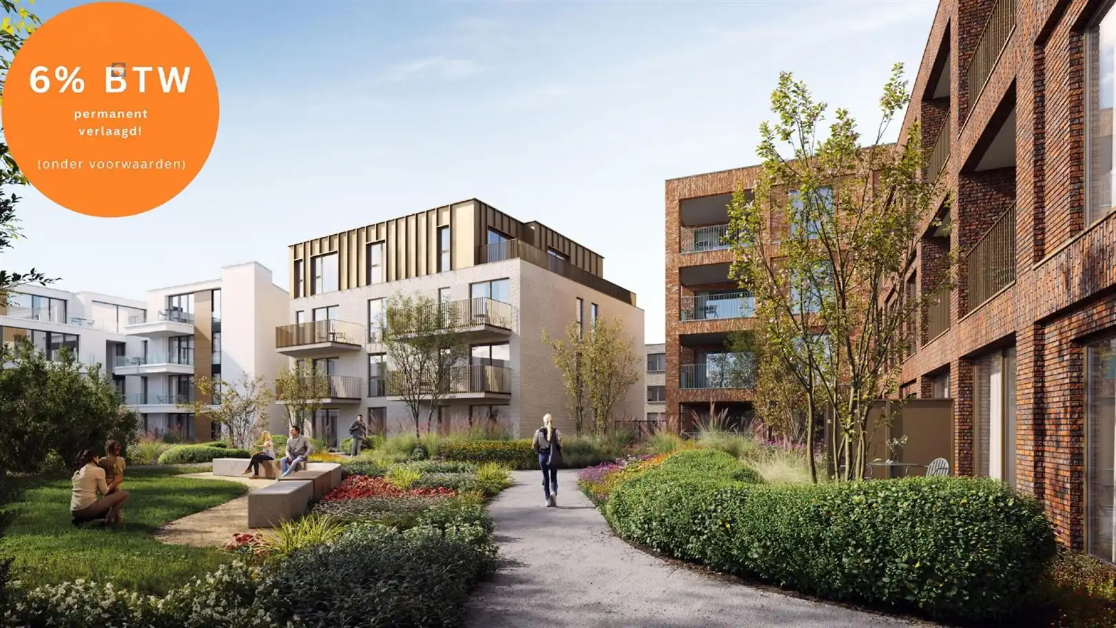 Ruim appartement op de eerste verdieping met twee terrassen foto {{pictureIndex}}