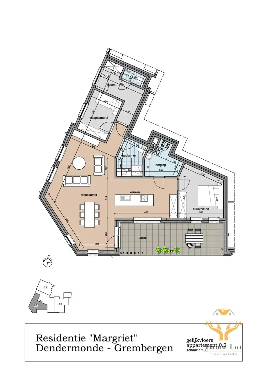 2-slaapkamer nieuwbouwappartement  foto 9