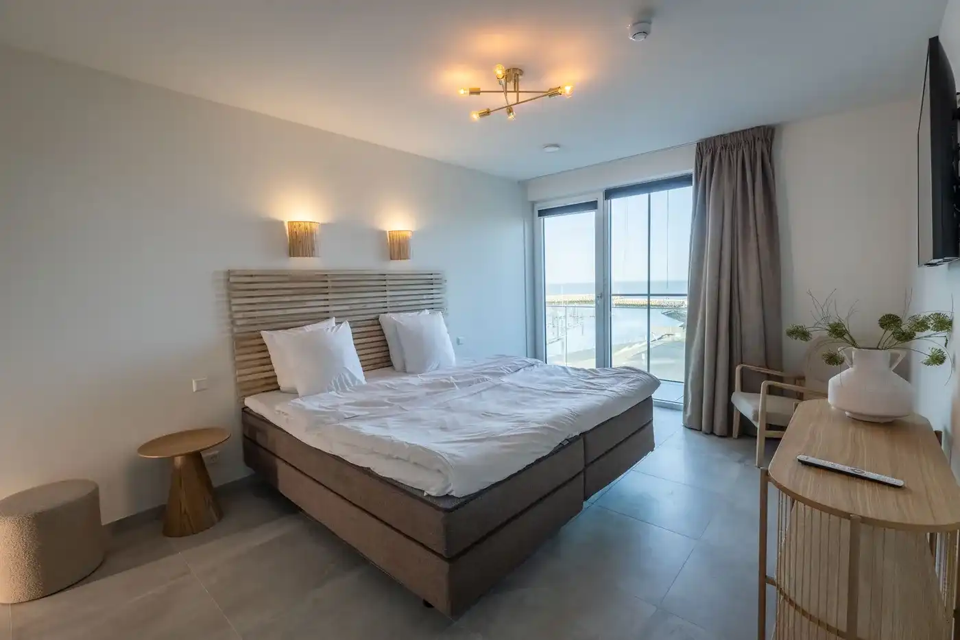 Stijlvol appartement met open uitzicht op de jachthaven van Cadzand en de zee foto 7
