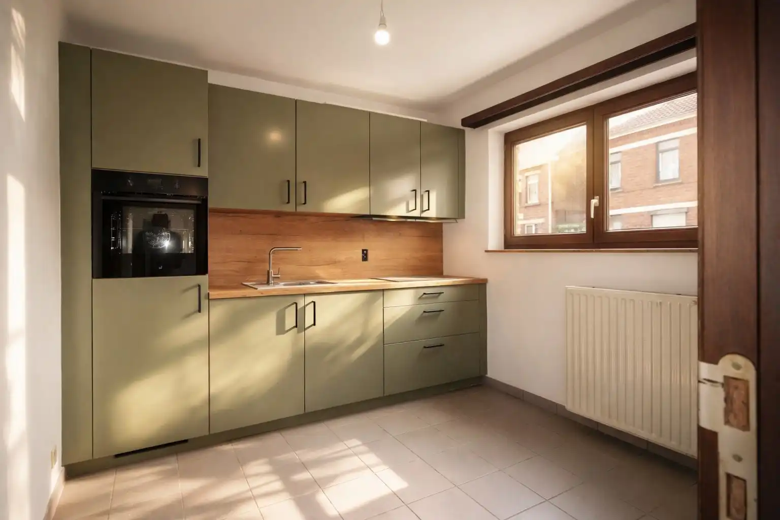 Gelijkvloers appartement met 1 slaapkamer en garage te Lokeren foto 2