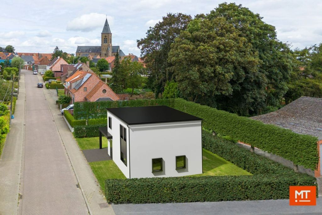Alleenstaande nieuwbouwwoning met 4 slaapkamers, tuin en carport in de dorpskern van Passendale foto {{pictureIndex}}