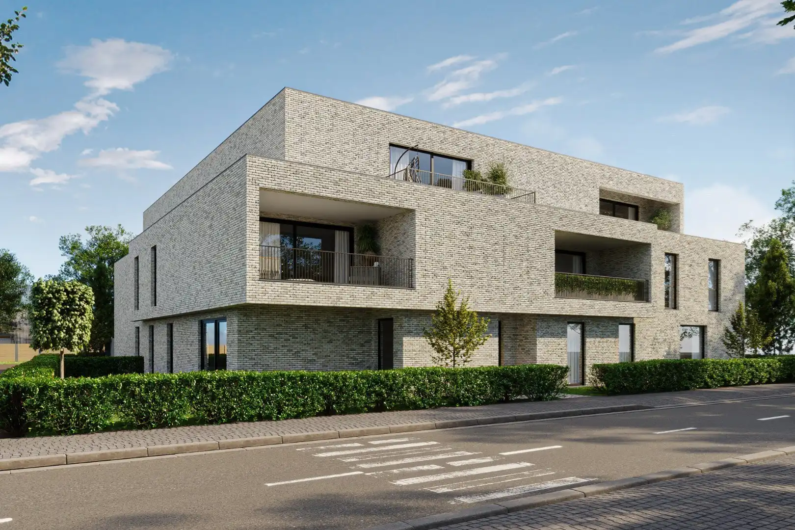 MODERN EN ENERGIEZUINIG NIEUWBOUWAPPARTEMENT MET 1 SLAAPKAMER, TERRAS EN AUTOSTANDPLAATS TE HAM CENTRUM foto 4