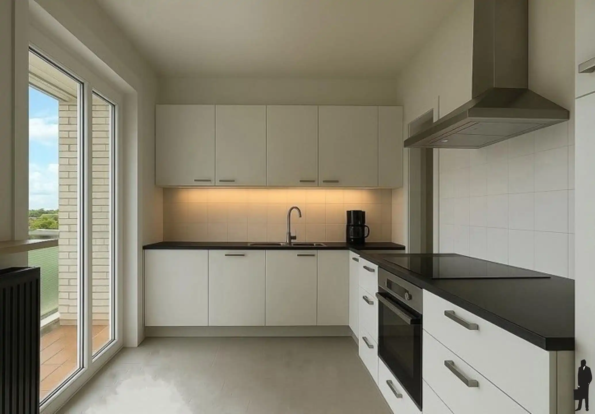 Instapklaar hoekappartement met terras & garage foto 4