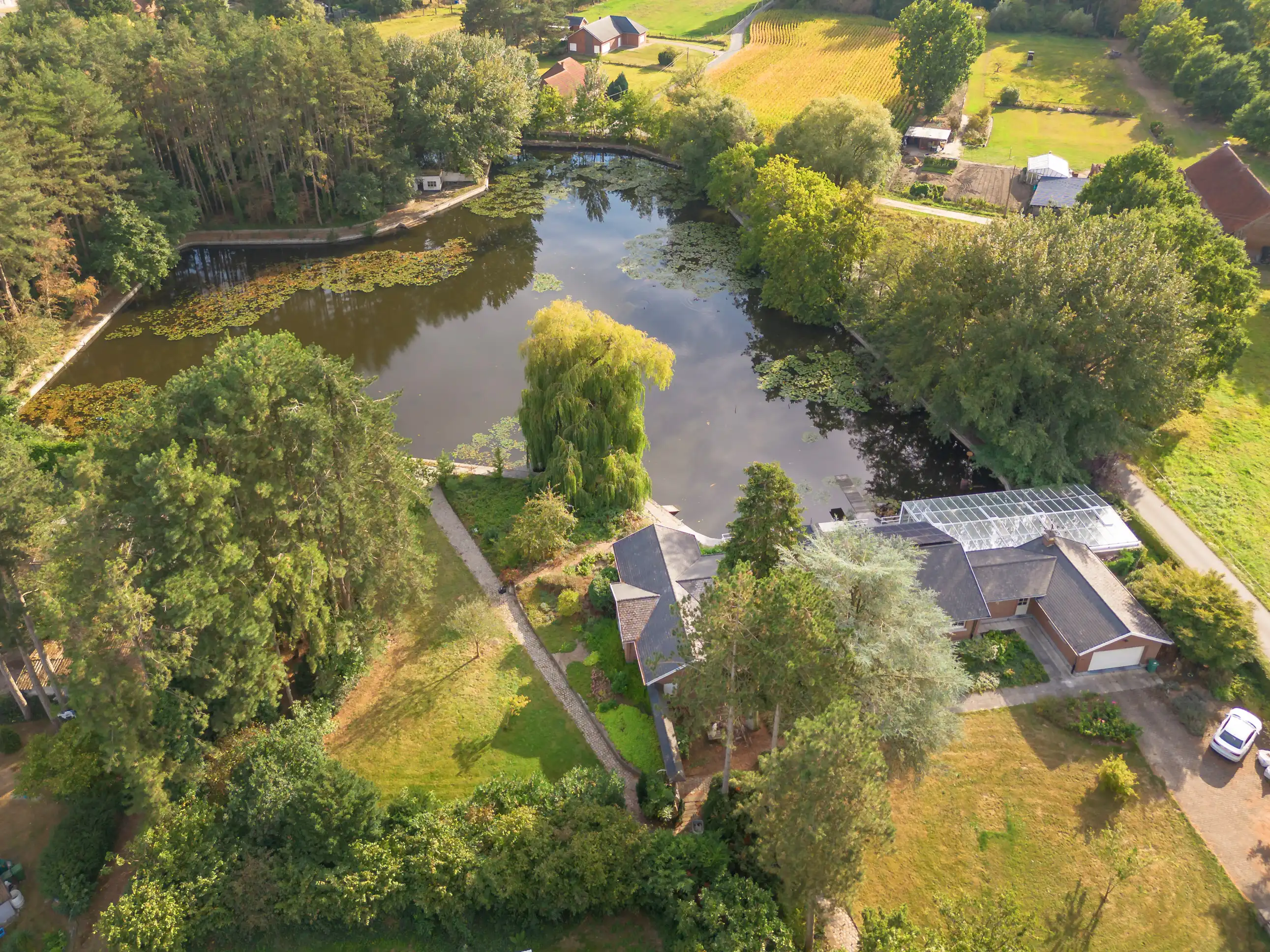 Exclusieve paviljoenvilla met private vijver en vissershuis in Haacht foto 20