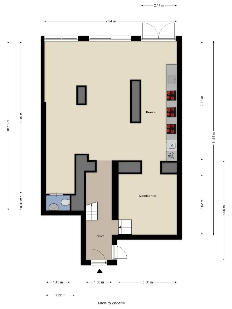Studentenkamer van 21,53m² in prachtig gerenoveerd en ruime residentie met tuin in Leuven - EPC A foto 27