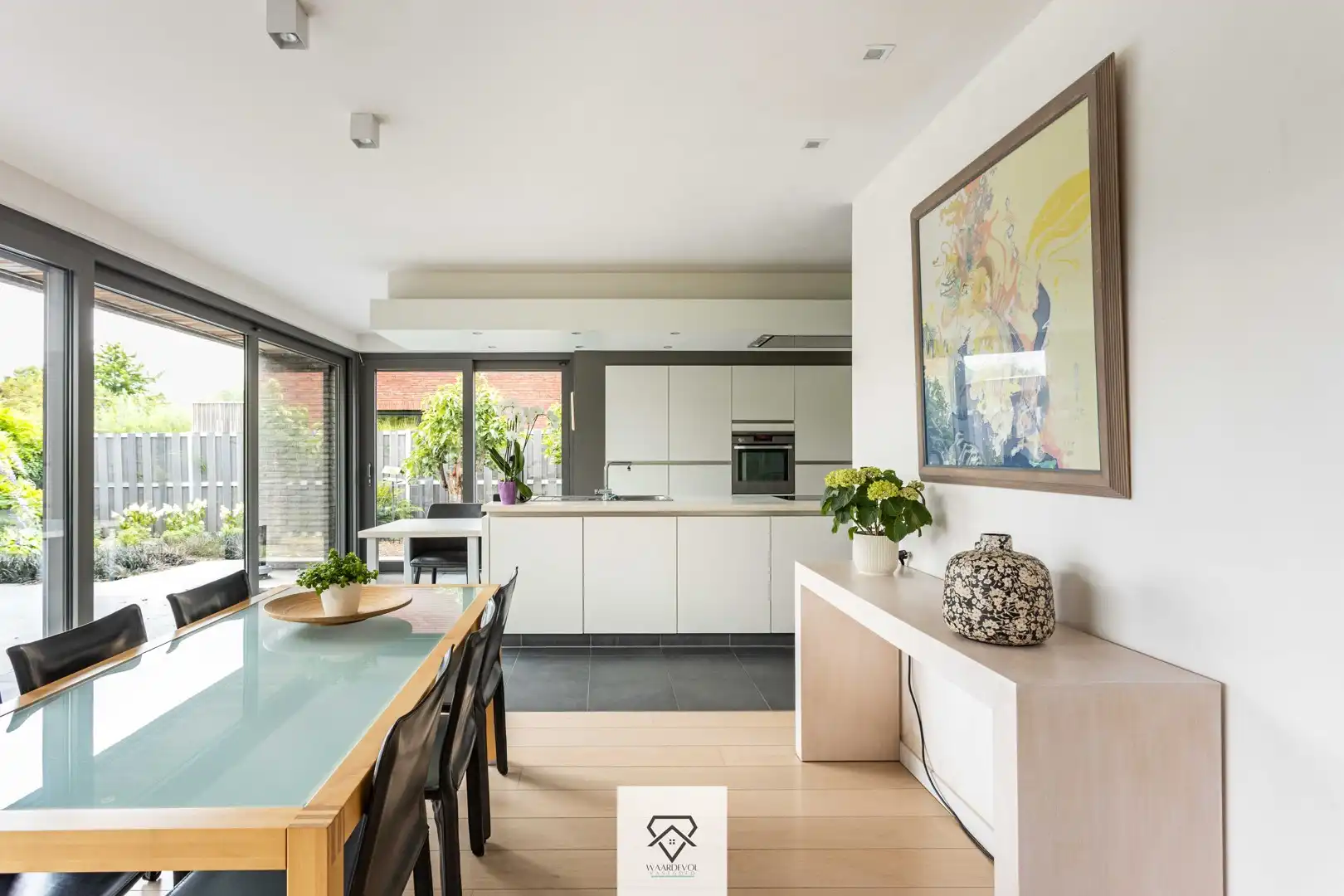 Tijdloze architectenwoning in het groene Louise-Marie te koop foto 9
