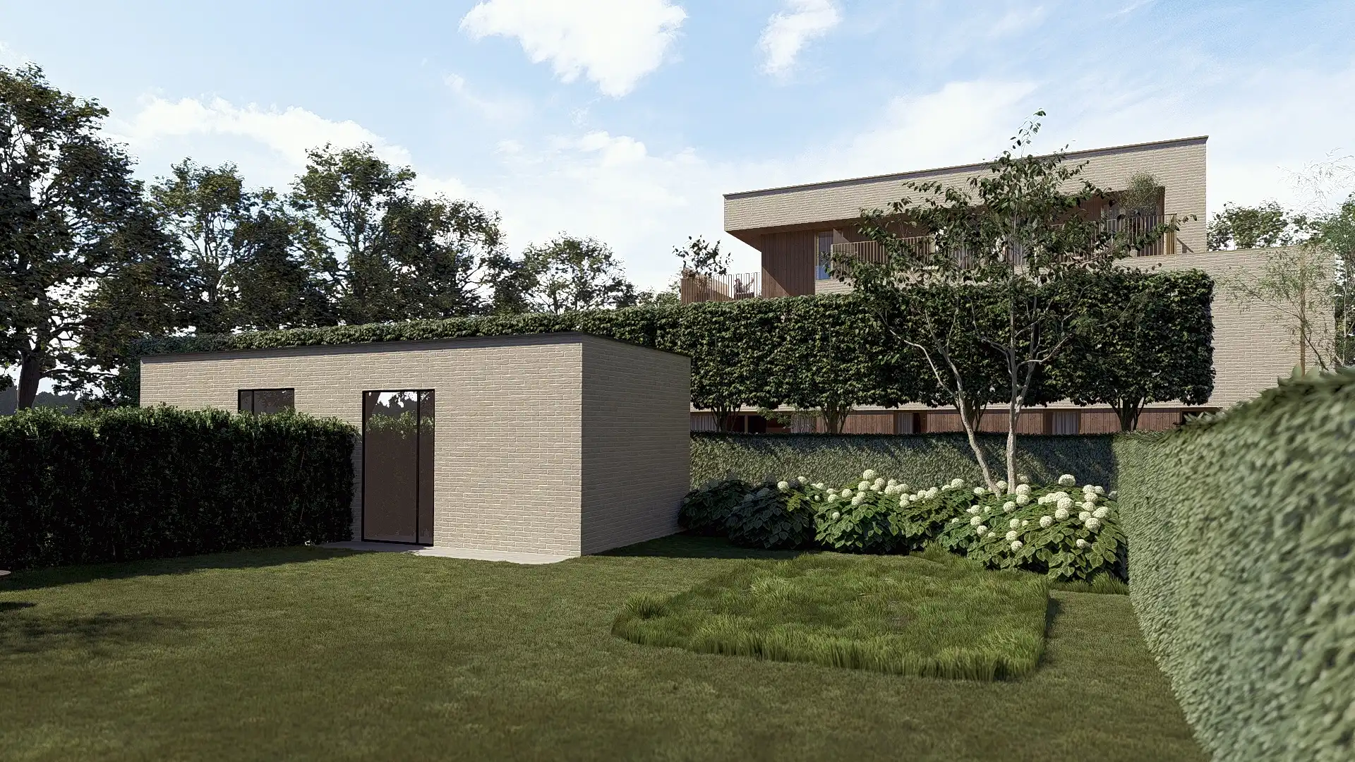 De ruwbouwwerken schieten goed op van deze zeer ruime bij centrum gelegen woning met 4 slpks, carport en tuinberging op ca 435 m². Energie label A+ foto 3