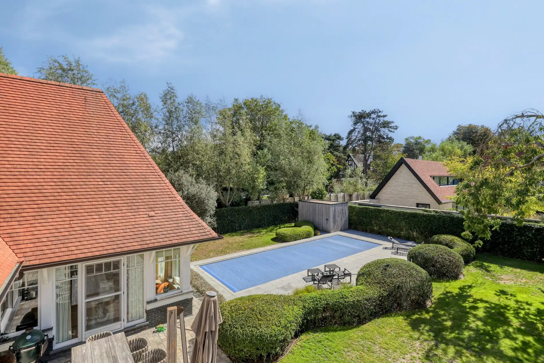 Luxueuze en stijlvolle villa in Engelse Cottage stijl met verwarmd zwembad gelegen in het Zoute. foto 46