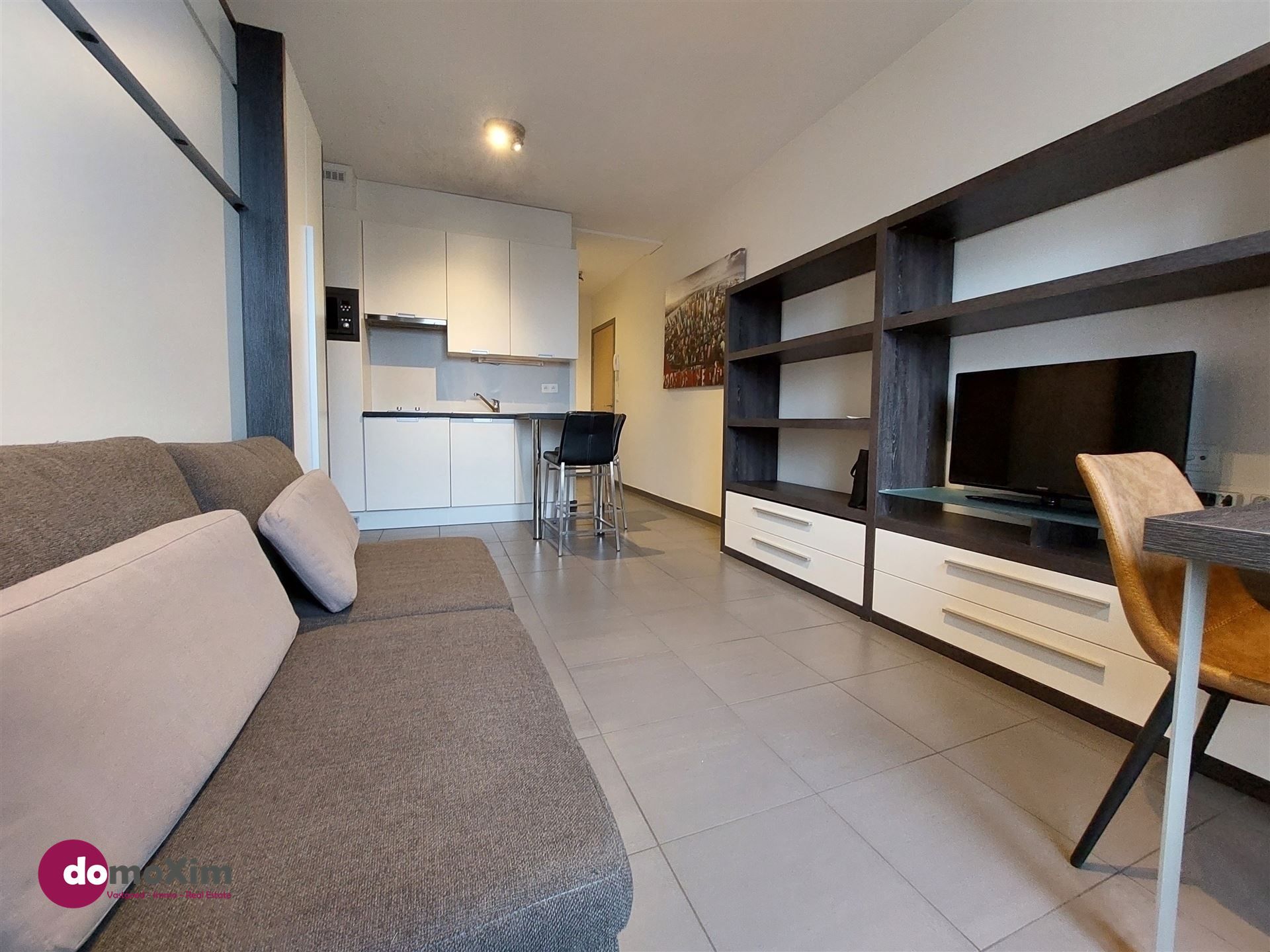 Moderne gemeubelde studio, geschikt voor één persoon, in het centrum van Leuven  foto 3