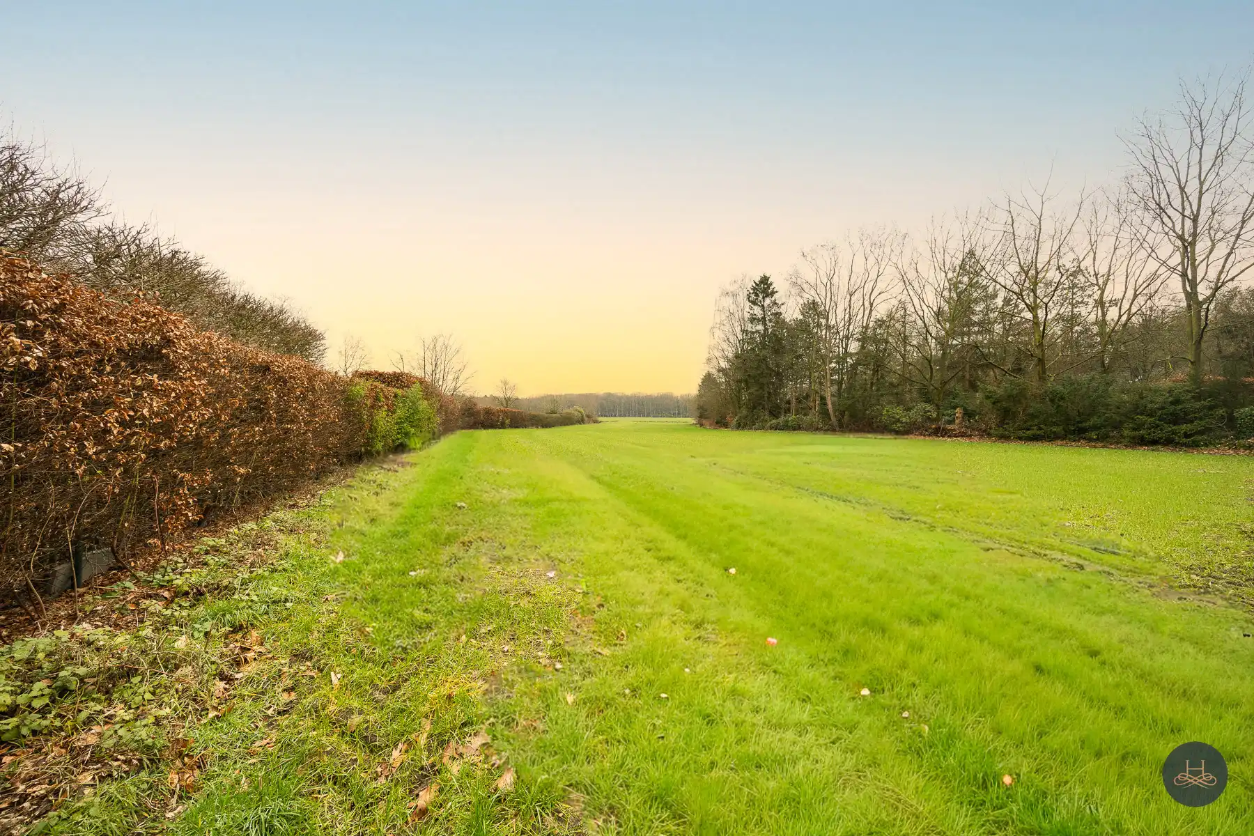 Unieke bouwgrond met weiland in Brasschaat foto {{pictureIndex}}