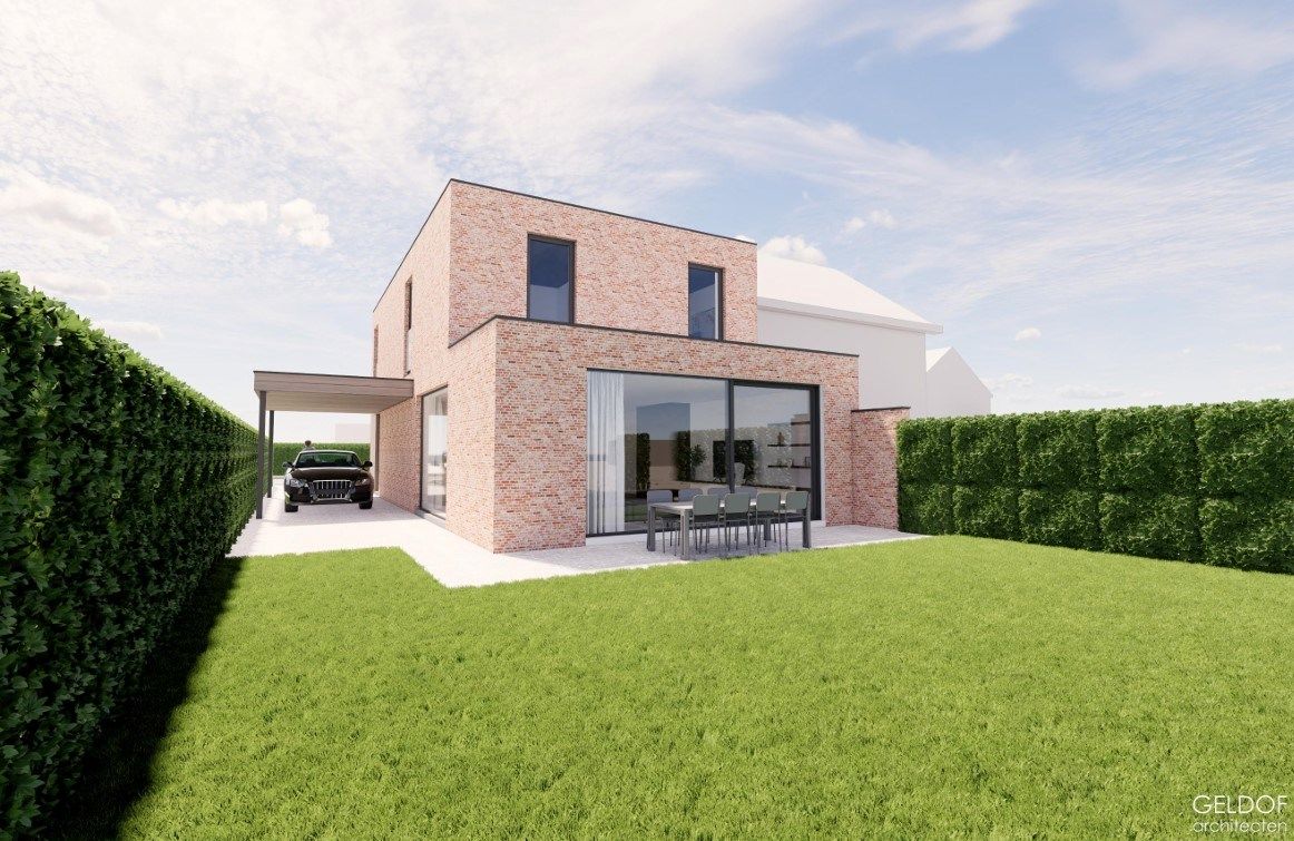 Rustig gelegen, half-open nieuwbouwwoning nabij centrum Roeselare foto {{pictureIndex}}