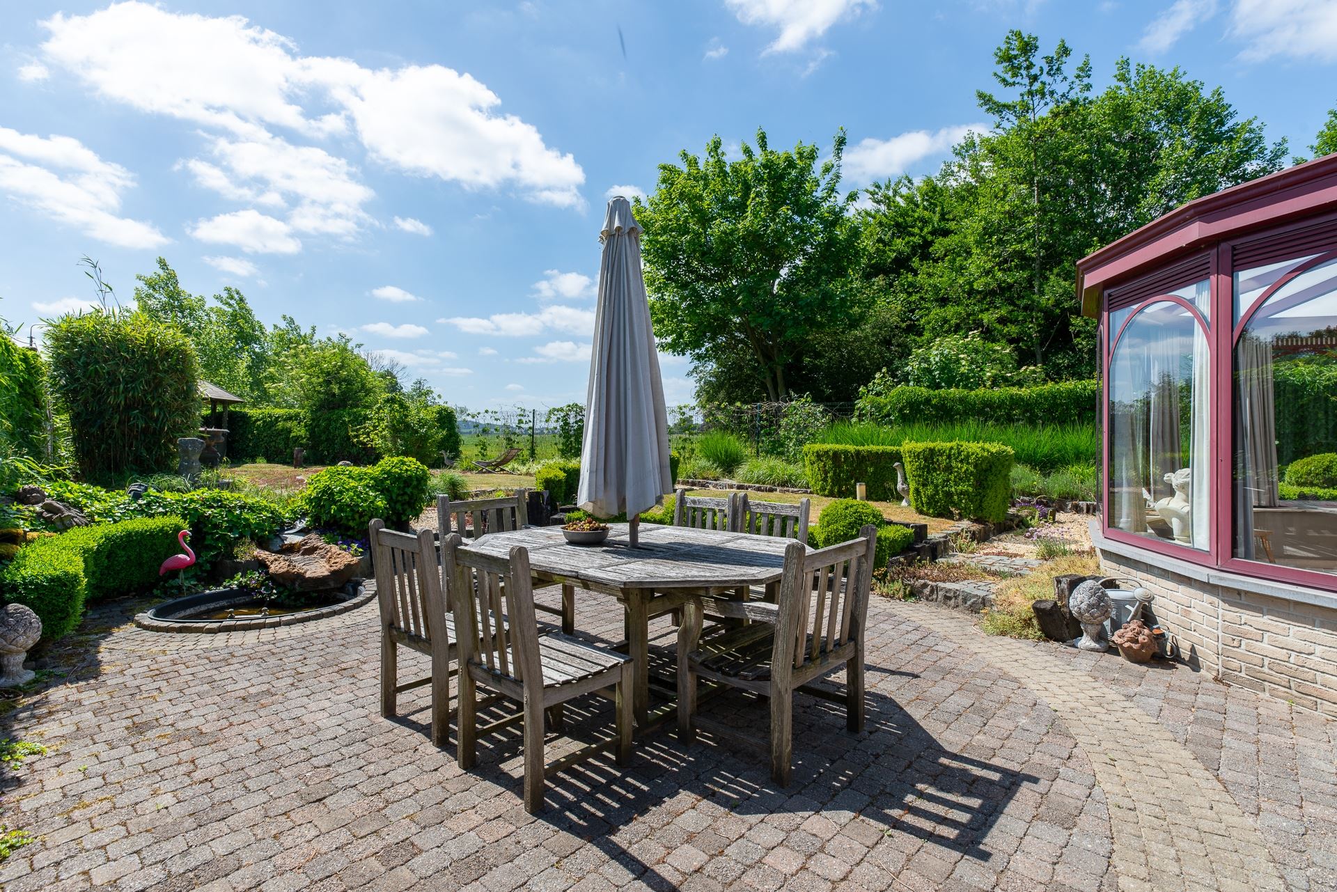Unieke eigendom te koop met twee woningen en loods te Zingem foto 6