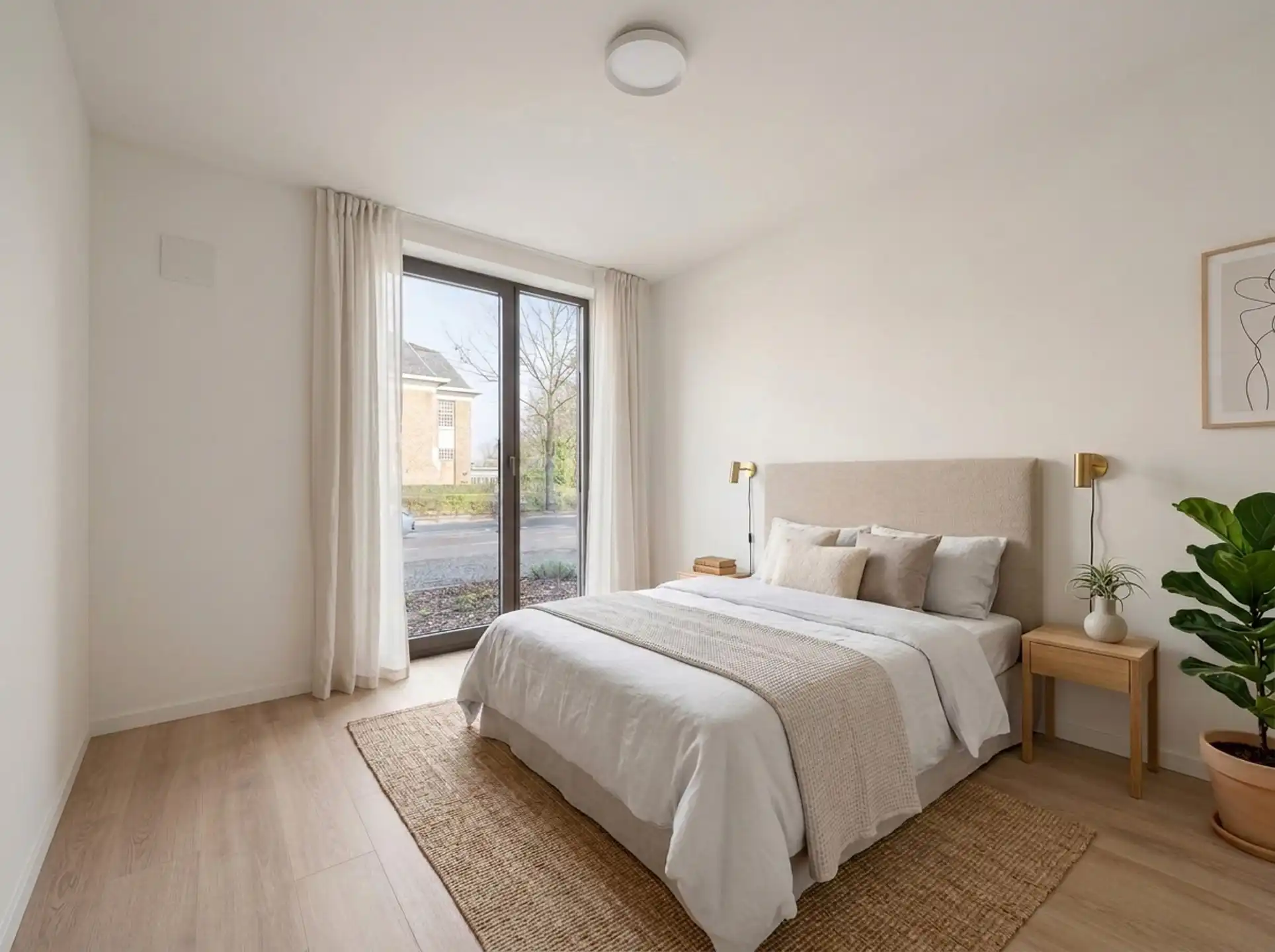 Stijlvol gelijkvloers appartement met tuin foto 16