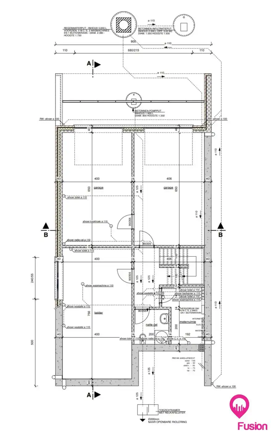 Bouwgrond van 728m² voor OB met vergunde plannen! foto 8