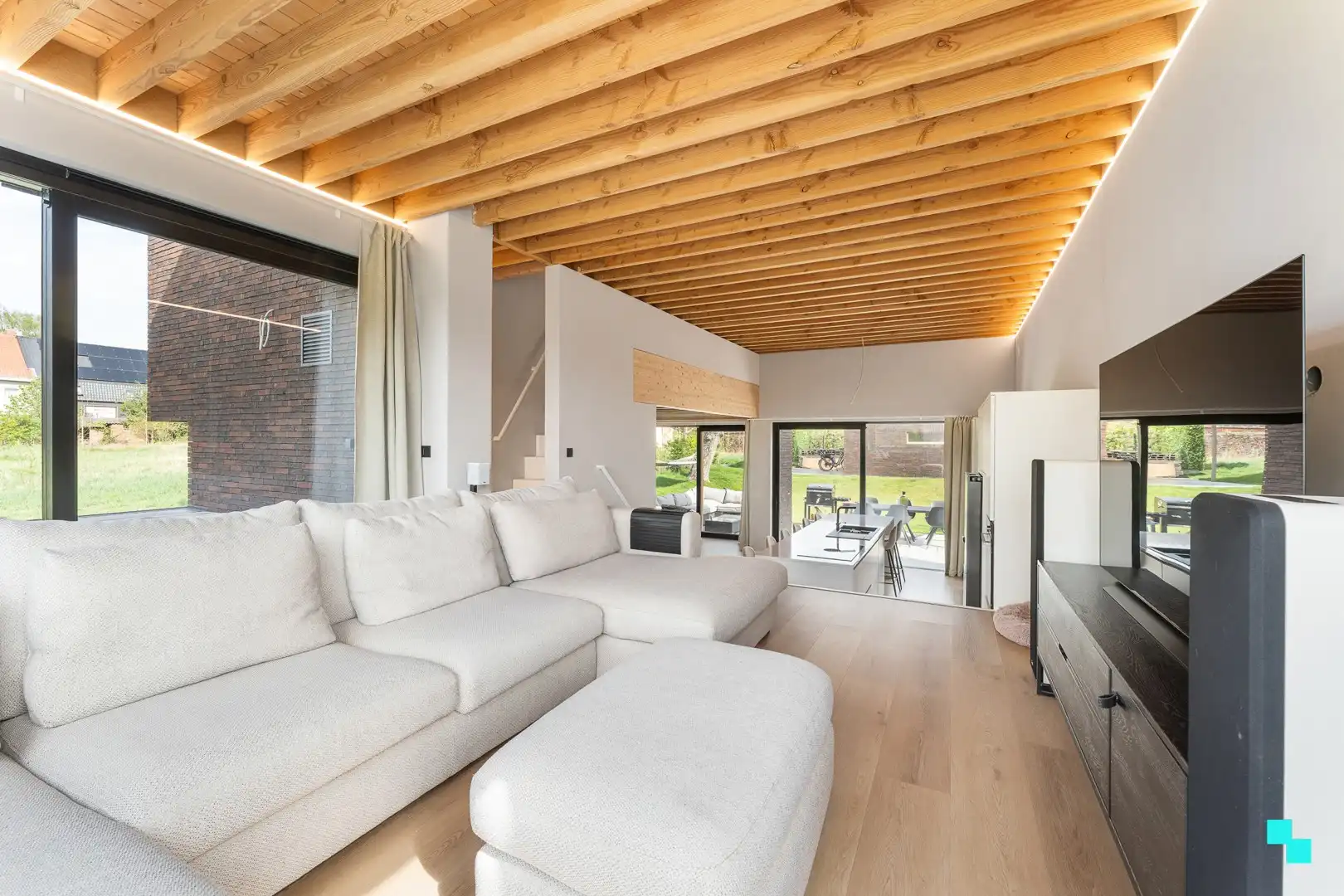 Architecturale (quasi)nieuwbouwwoning op rustige verkaveling te Lendelede foto 11