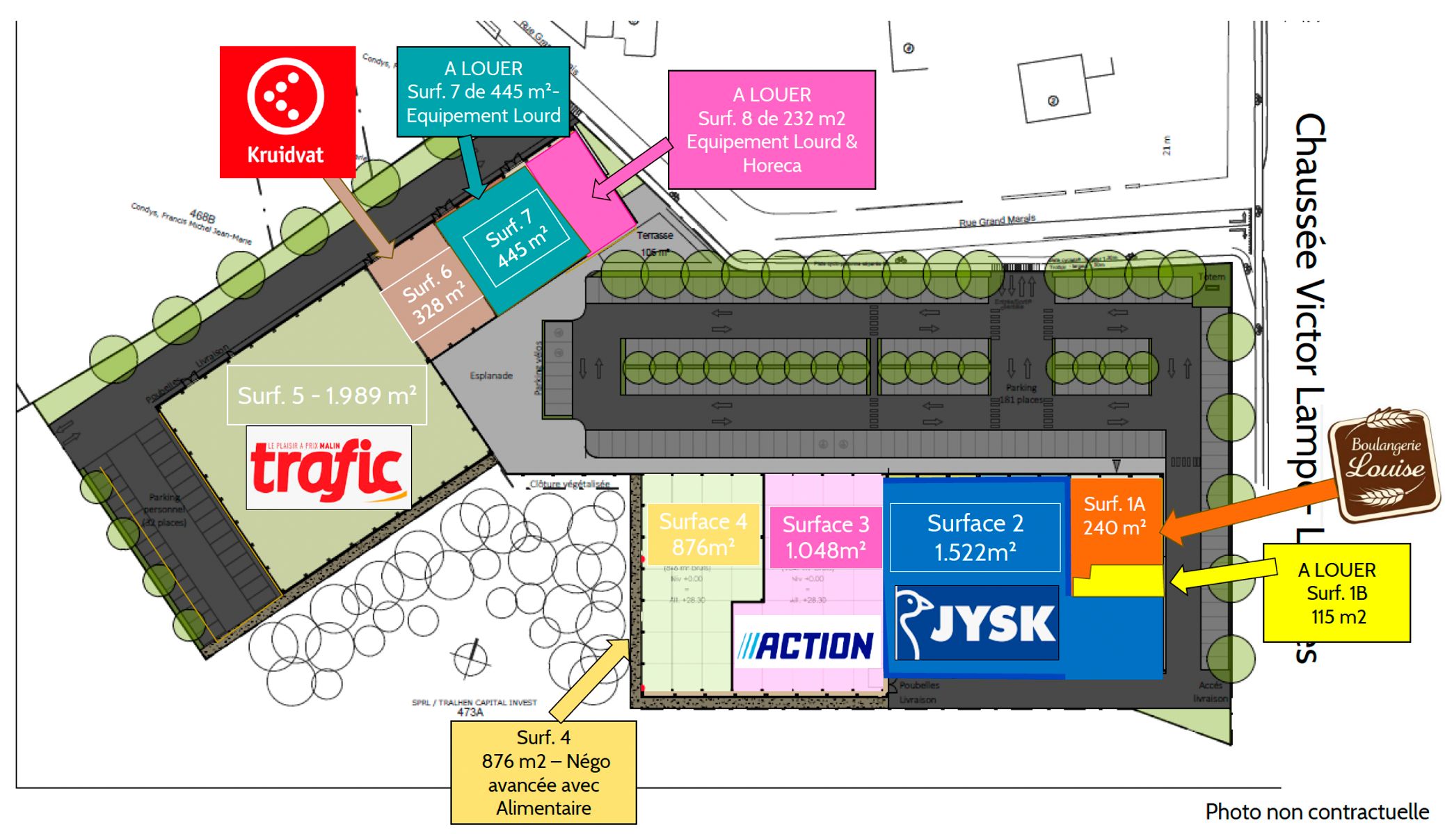 Handelszaak te huur - 115 m2. foto 4