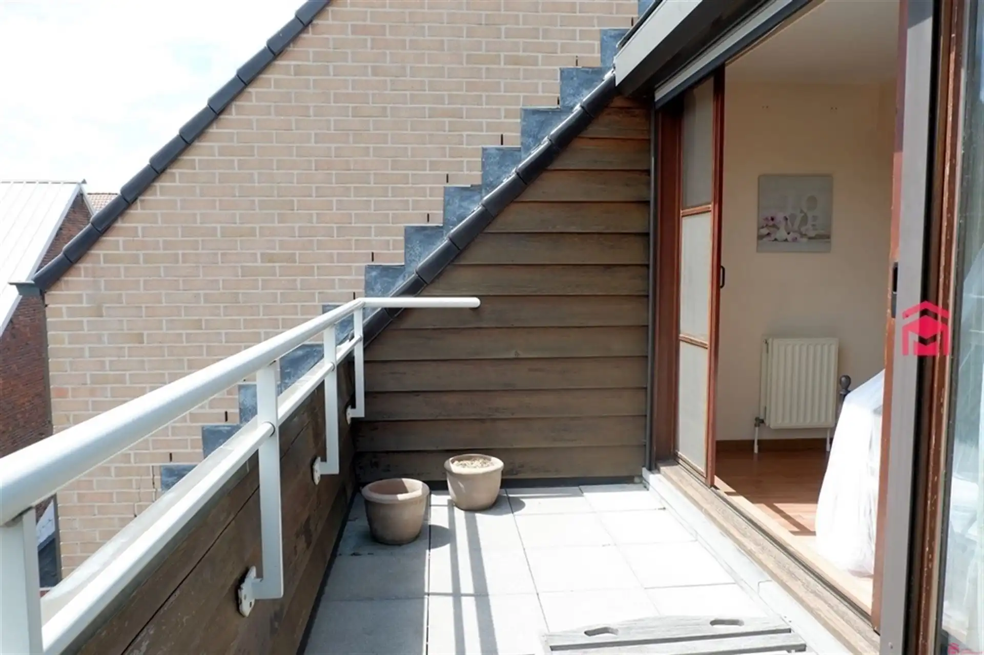 Duplex-appartement met 2 terrassen in centrum Kuurne foto 11