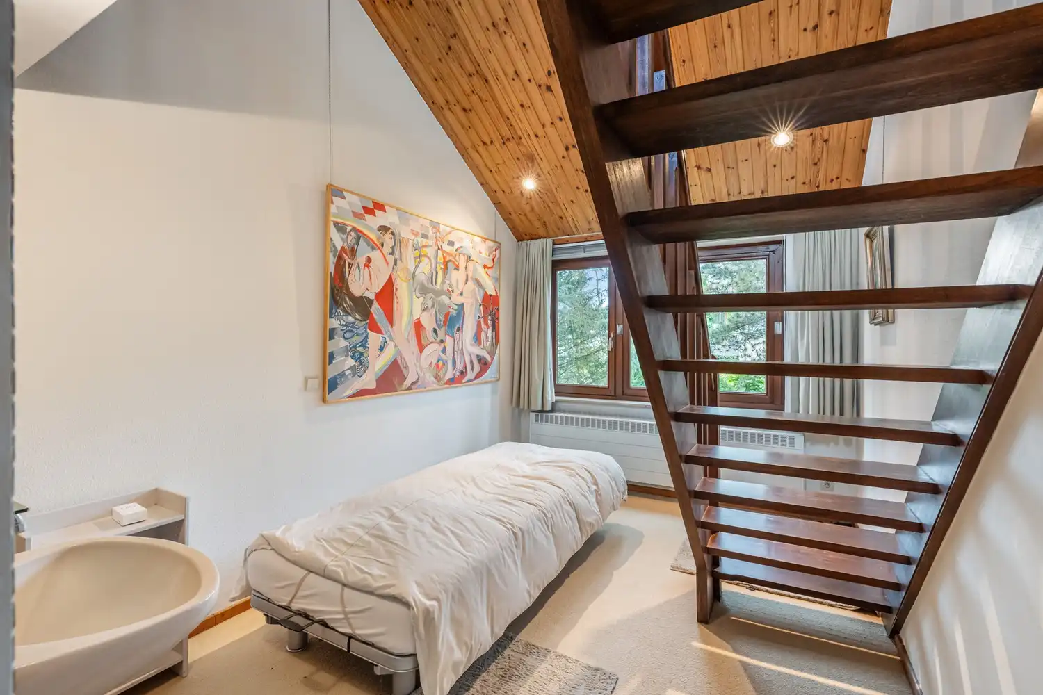 Ruime, te moderniseren villa met 5 slaapkamers en atelier op een perceel van 25 are 57 ca in het groen te (hoog) Linden ! foto 17