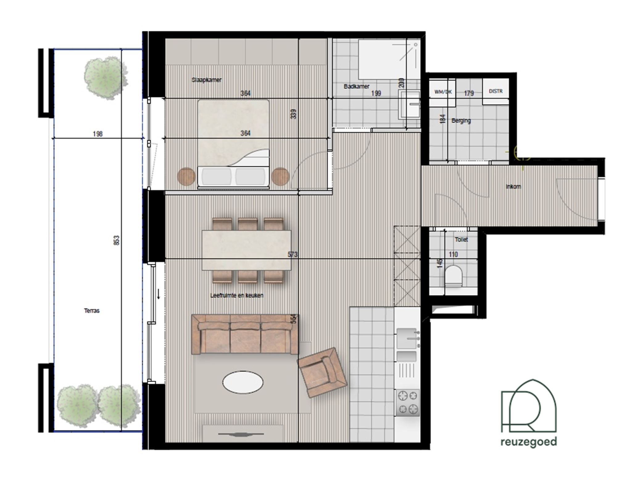 Prachtig gelegen nieuwbouwappartement in D’Île Malines foto 15