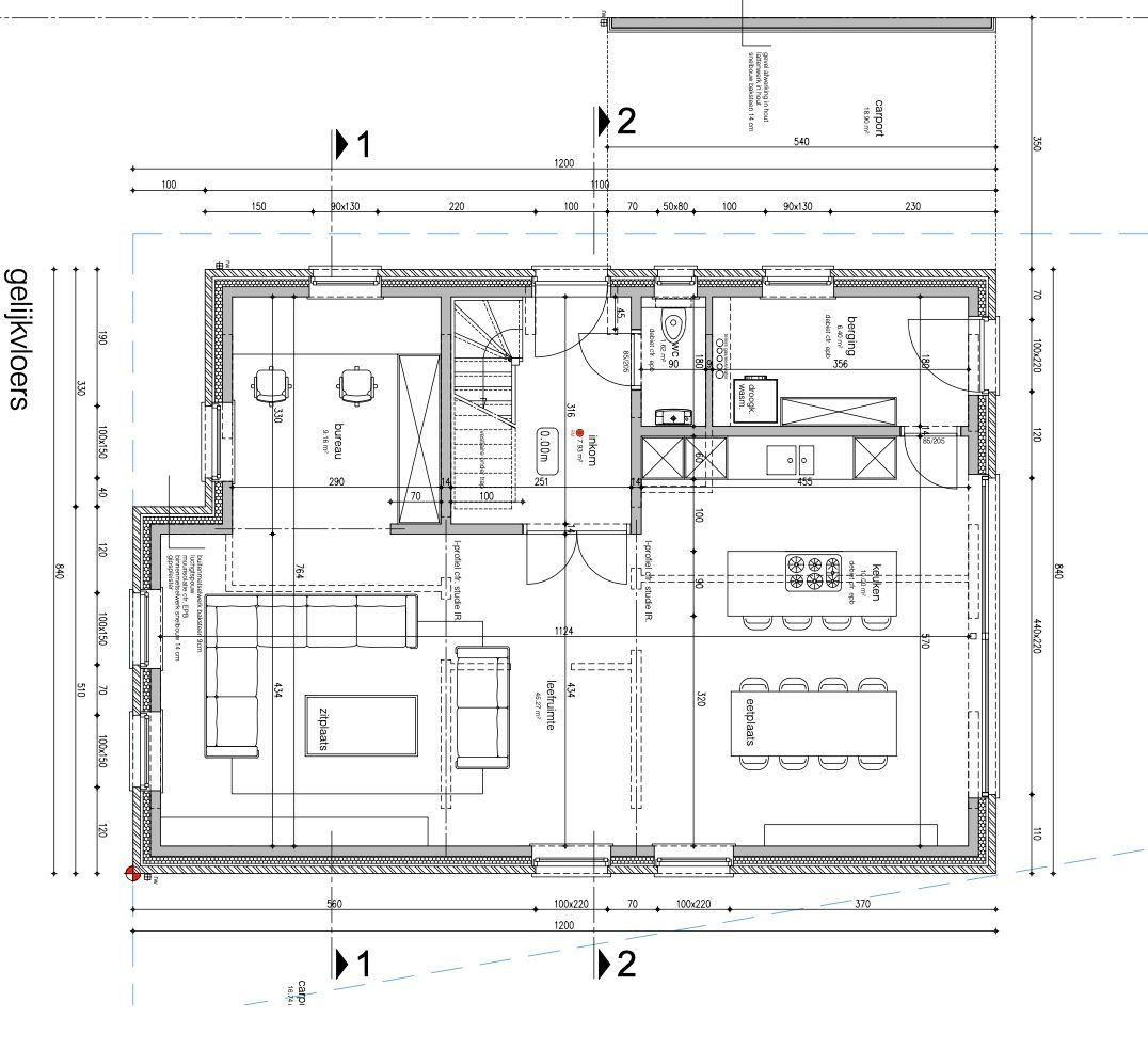 MAGNIFIEKE VRIJSTAANDE NIEUWBOUWWONING MET 3 SLPK en CARPORT op zeer mooie LIGGING foto 2