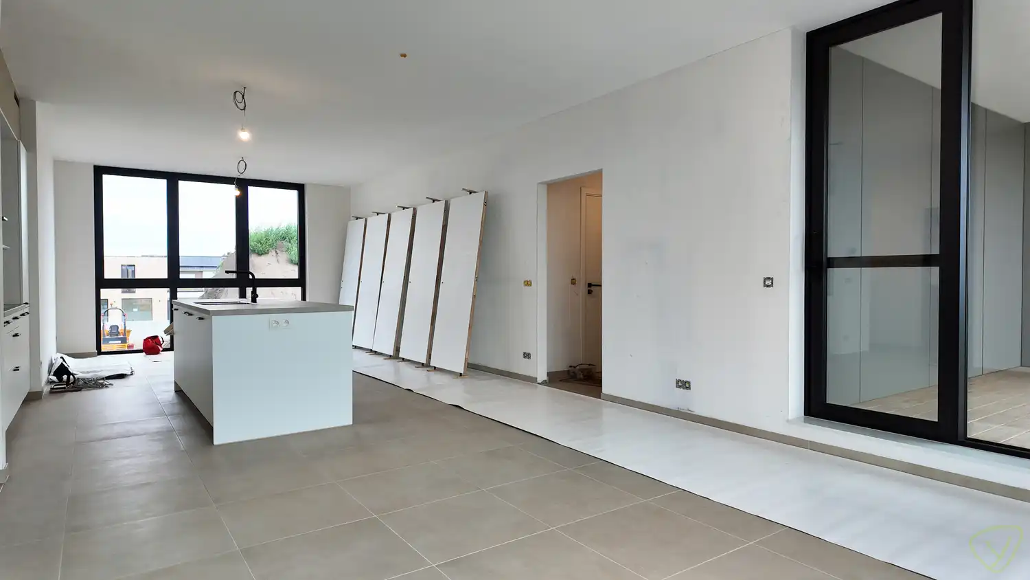 Modern luxueus appartement te huur op de Rommelsweg in Sint-Laureins in de nieuwe residentie Edward Poppe. foto 2
