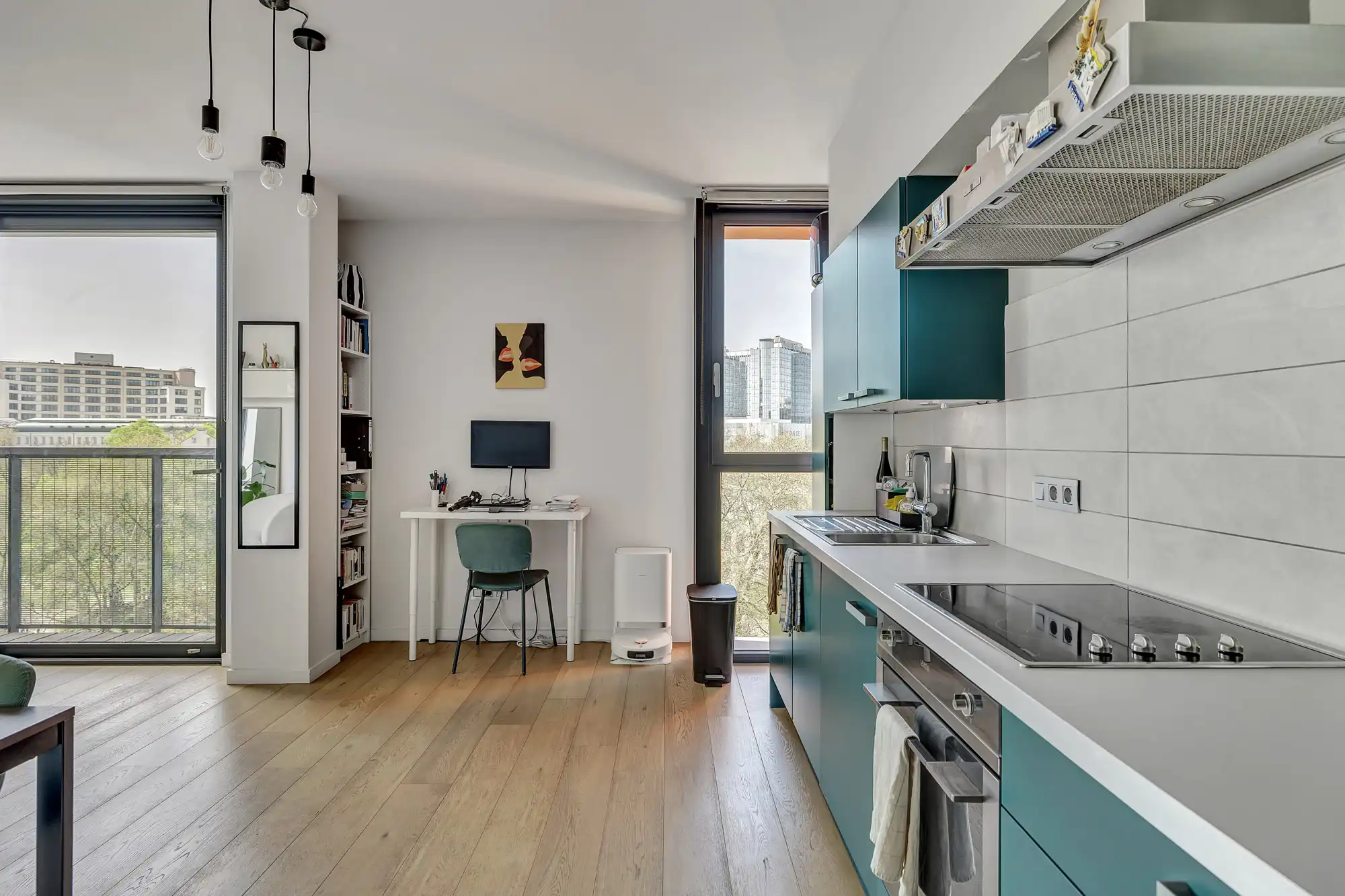 App met 1 slpk en prachtig uitzicht nabij Europese wijk foto 9