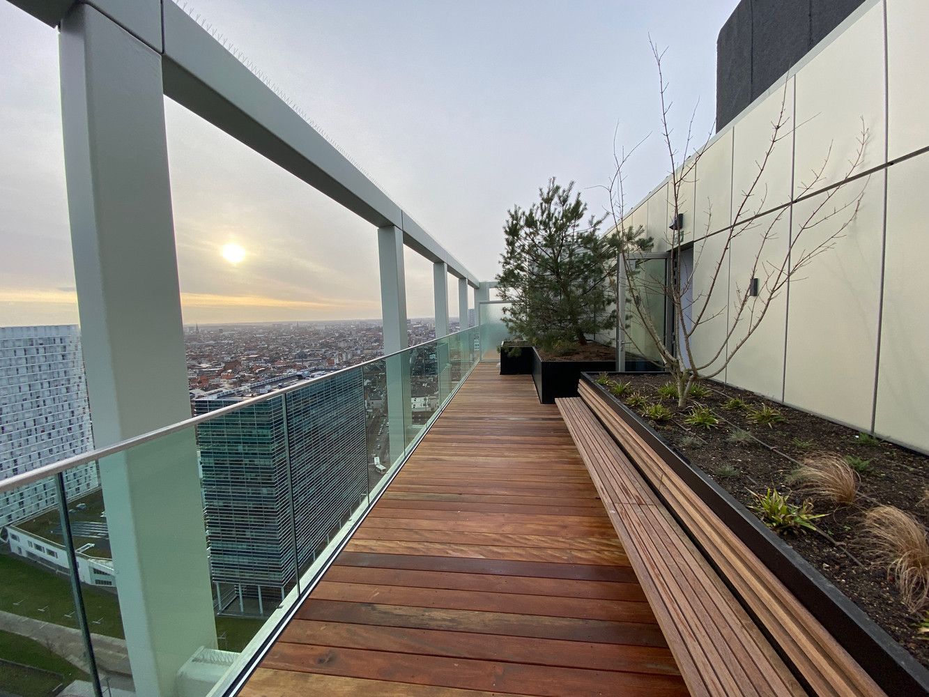 Appartement op het Eilandje met een uitzonderlijk zicht op de ganse stad foto 13