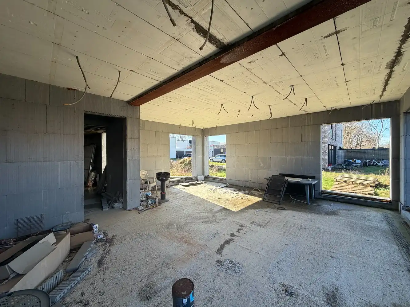 Woning in ruwbouwfase foto 2