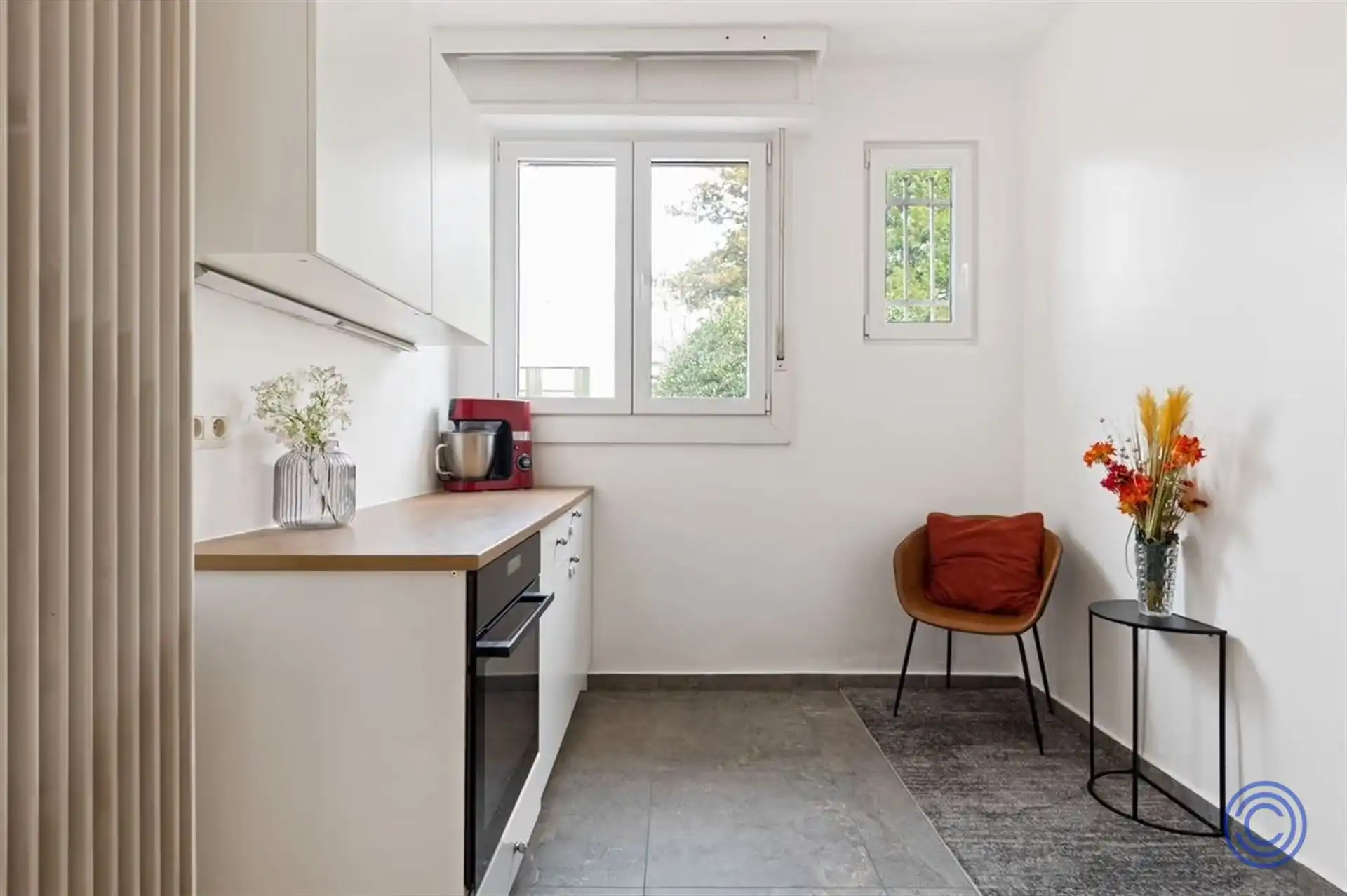 Instapklaar gelijkvloers met 3 slpk + tuin + dubbele garage! foto 8