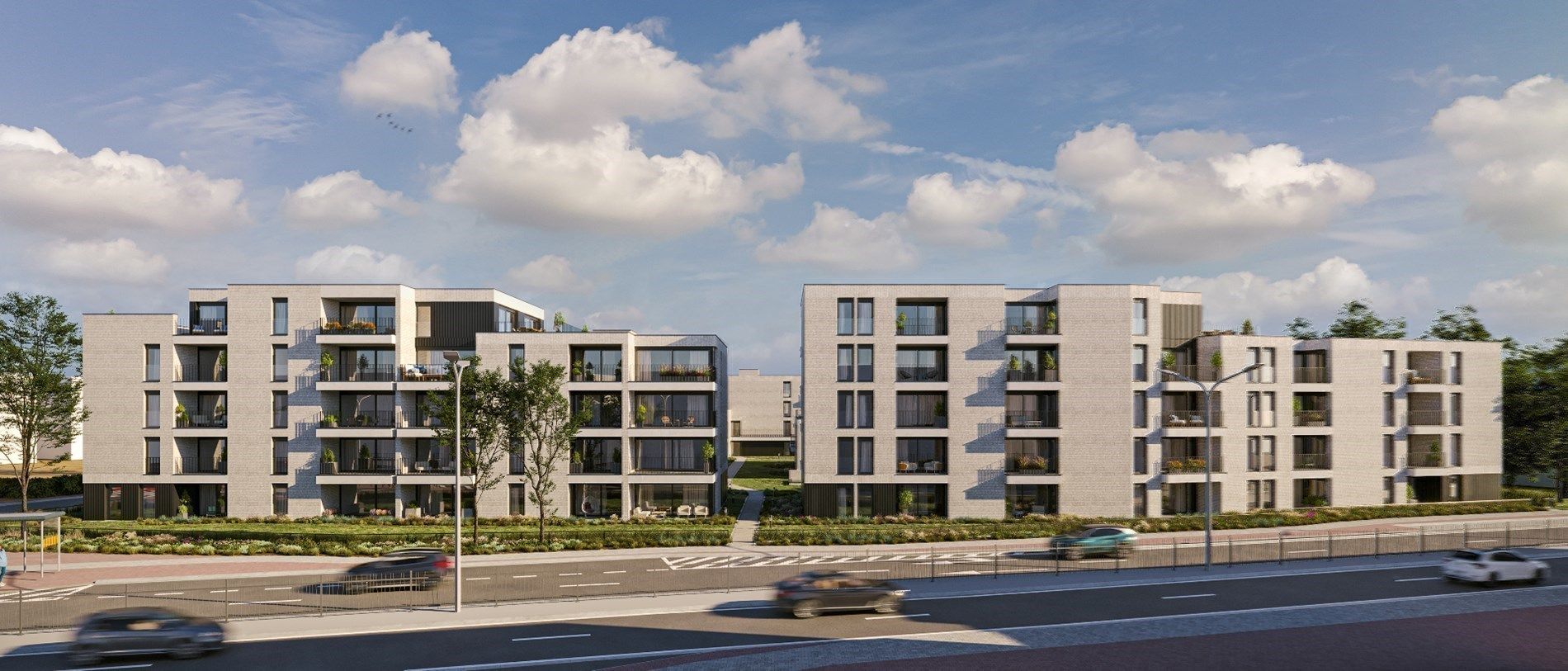 Appartement op de 2de verdieping van 68,50m² met één slaapkamer foto {{pictureIndex}}