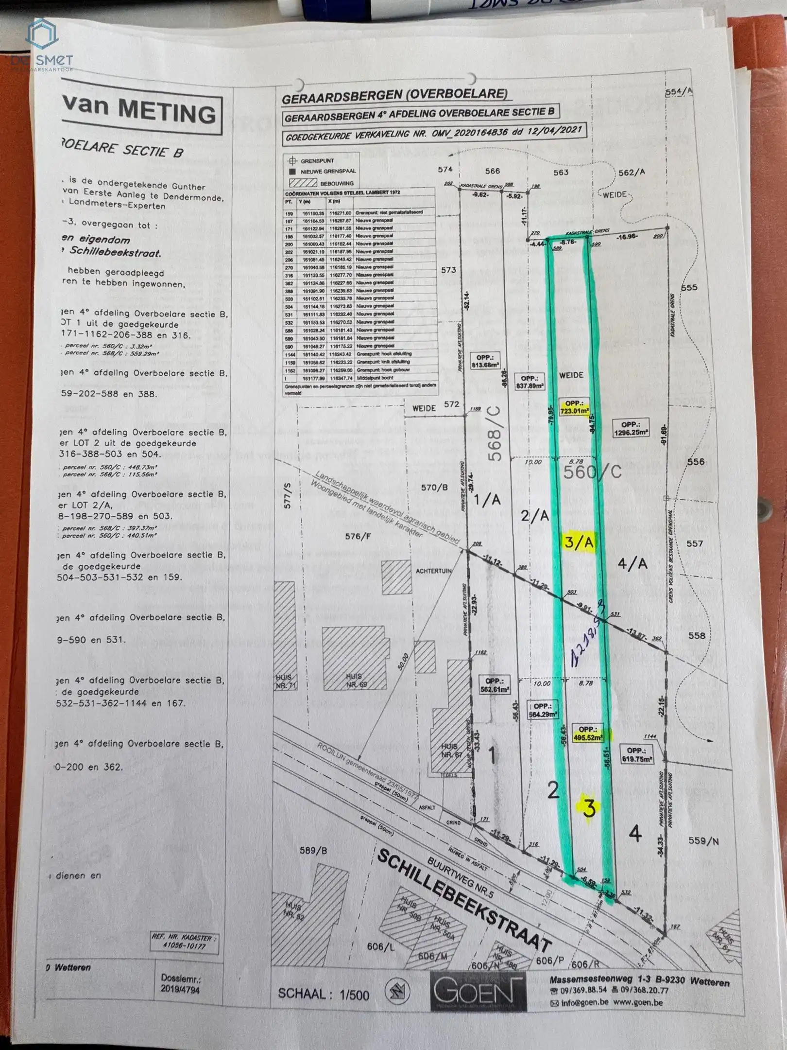 BOUWGROND VAN 1218m² VOOR GESLOTEN BEBOUWING. foto 6