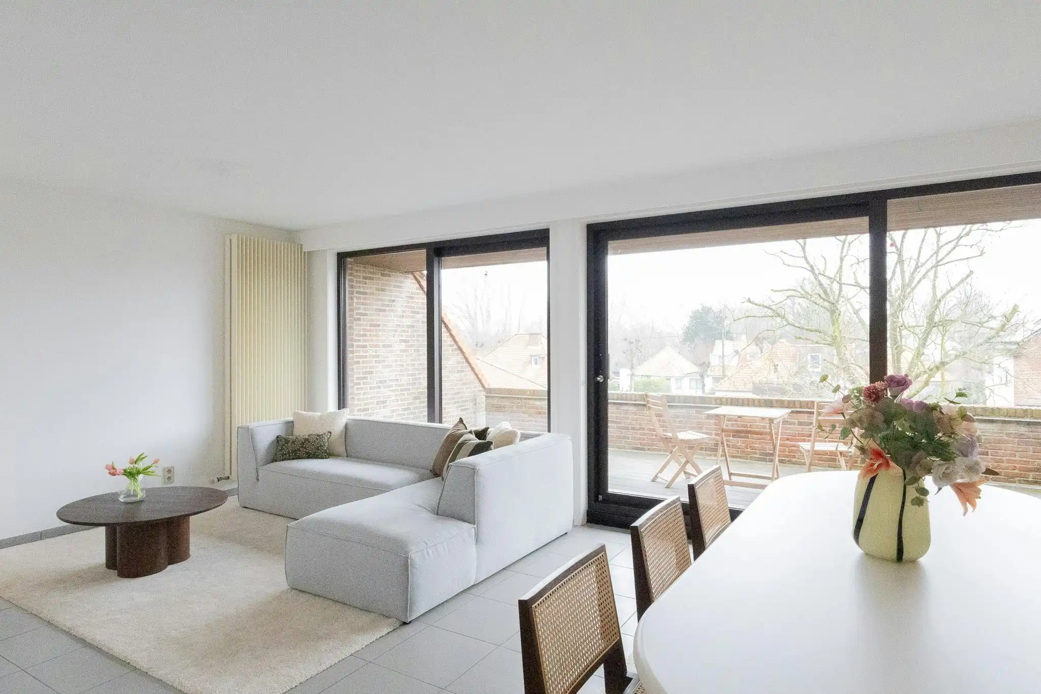 Appartement (108 m²) met 3 slaapkamers en terras in Koksijde foto 2