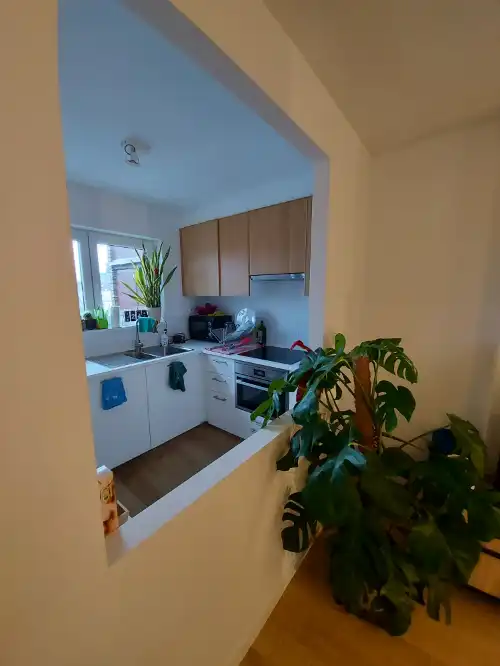 Lichtrijk en energiezuinig 2-slaapkamerappartement met lift, terras en kelderruimte foto 4