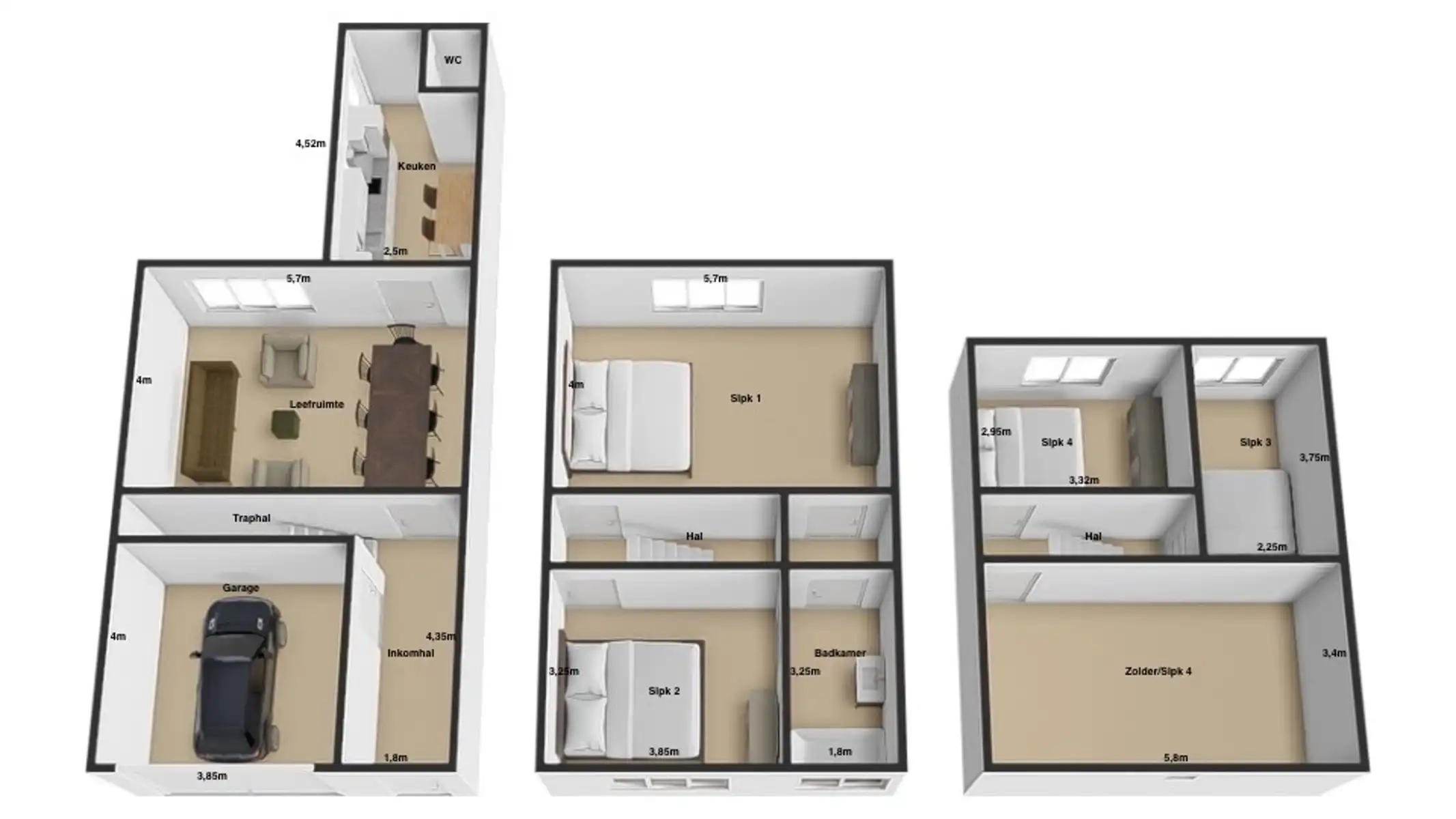 Woning met 4 SLPK, Tuin, Garage én mooi renovatiepotentieel! foto 28