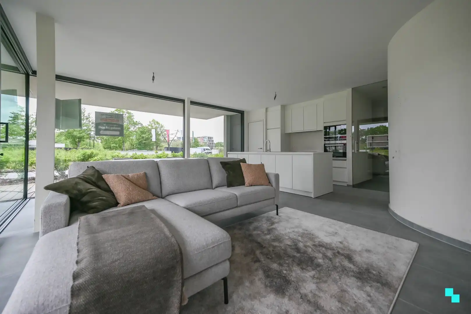 Gelijkvloers hoekappartement met riant terras nabij kasteel Blauwhuis foto 5