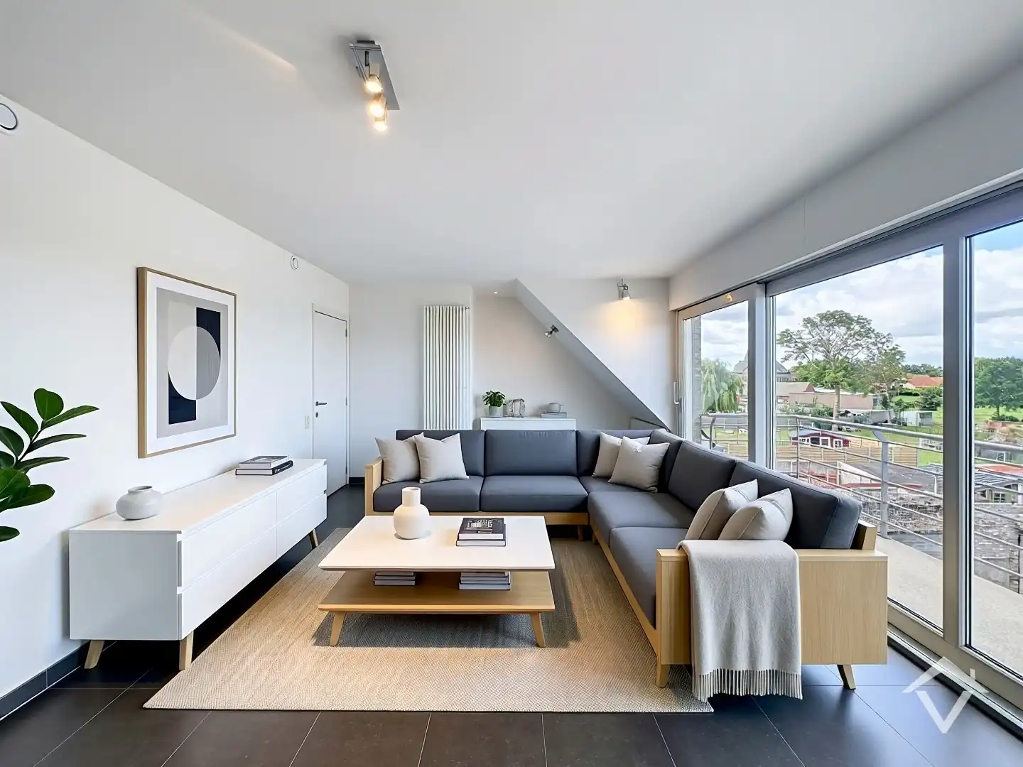 Geïnstalleerd en lichtrijk appartement met twee slaapkamers te Zevekote, Gistel foto 4