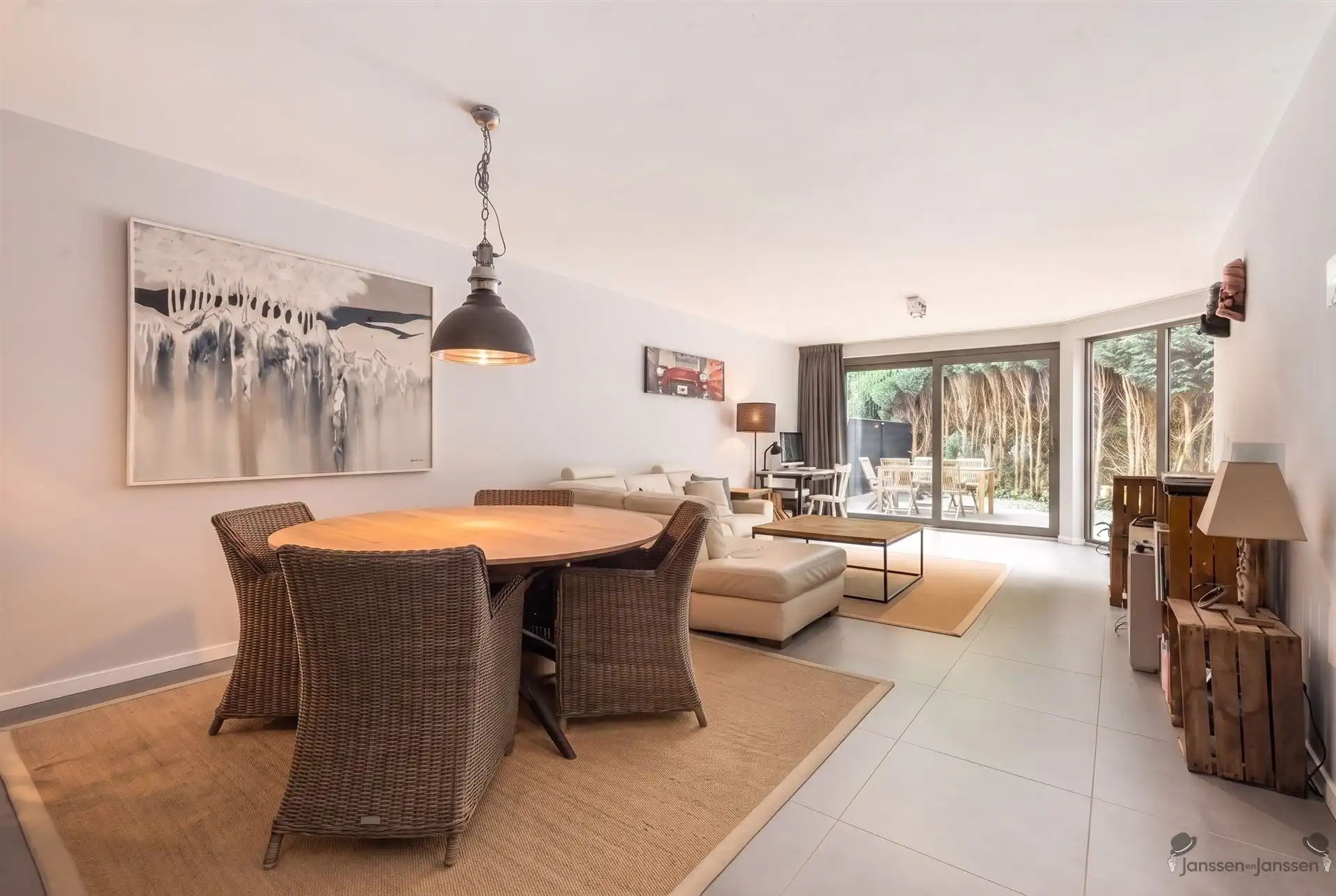 Ruim en energiezuinig gelijkvloers appartement (101 m²) met garage op toplocatie in Schilde foto 4