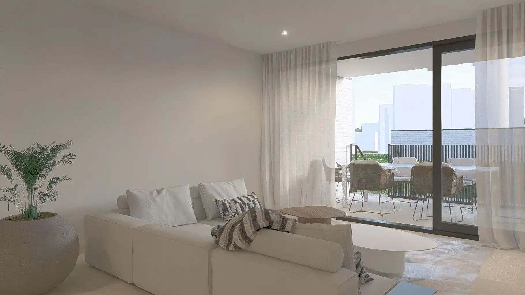 Gelijkvloers 1-slaapkamerappartement met terras, uitzonderlijke tuin en ondergrondse parkeerplaats in hartje Maaseik.  foto 6