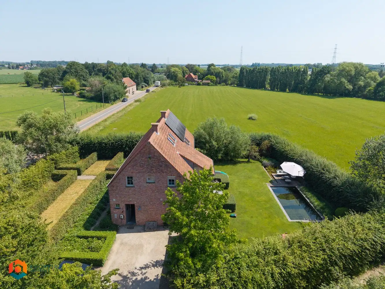 Hoevewoning met 3 slpkrs en zwemvijver op unieke locatie te Vremde foto 39